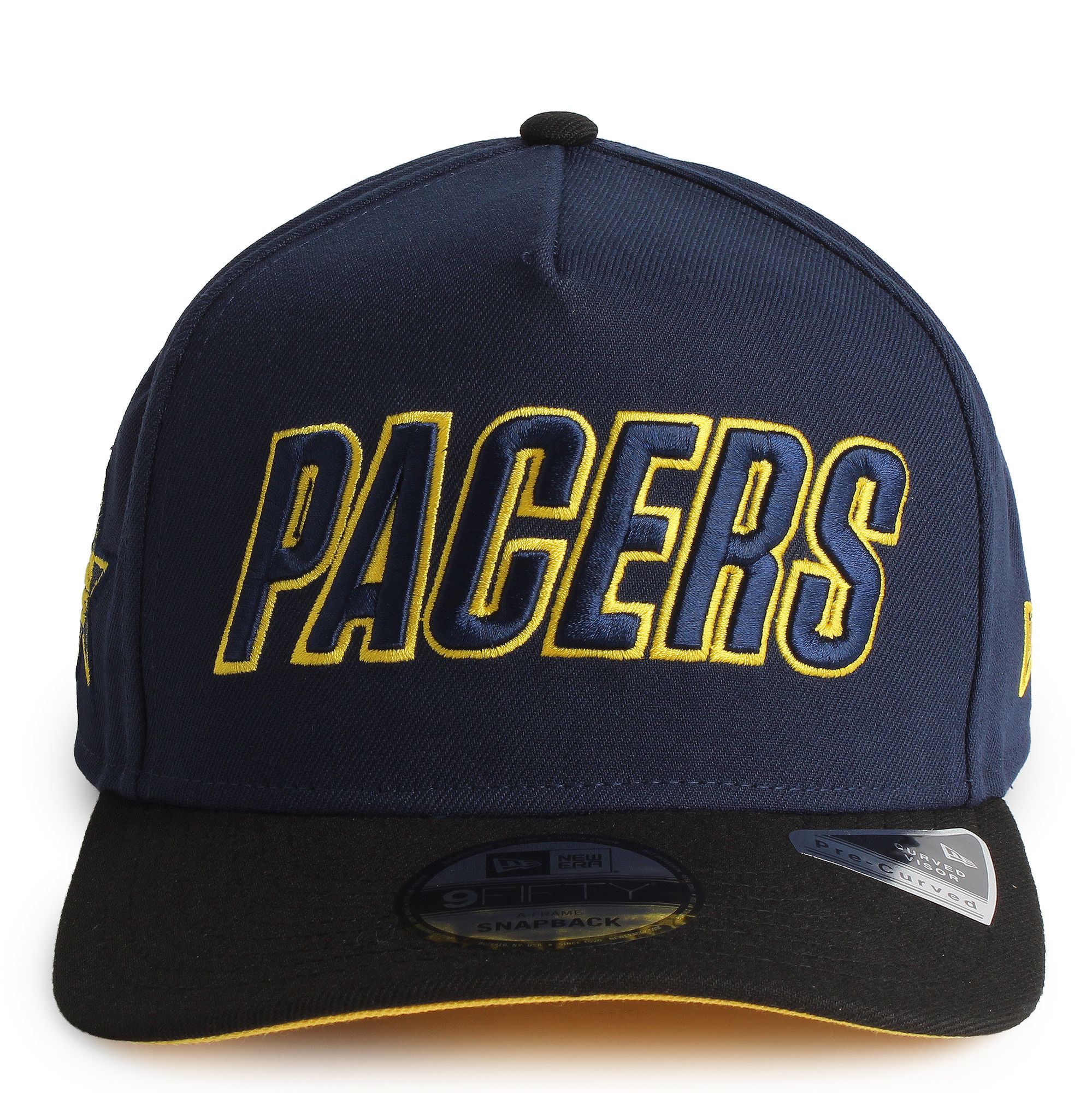 ししん NEW ERA CAPS NBA Indiana Pacers 9FIFTY A-Frame Pre-Curved Snapback
