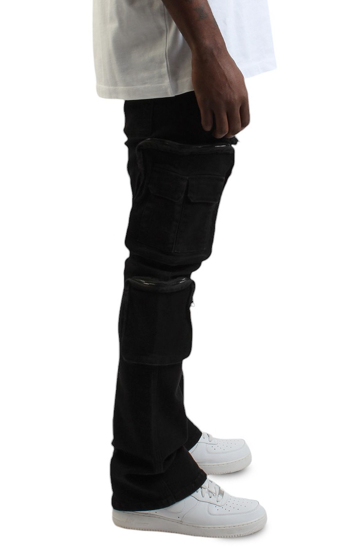 【HI FI FNK】Center Cargo Pants Army-Green-Cargo-Pant-High-