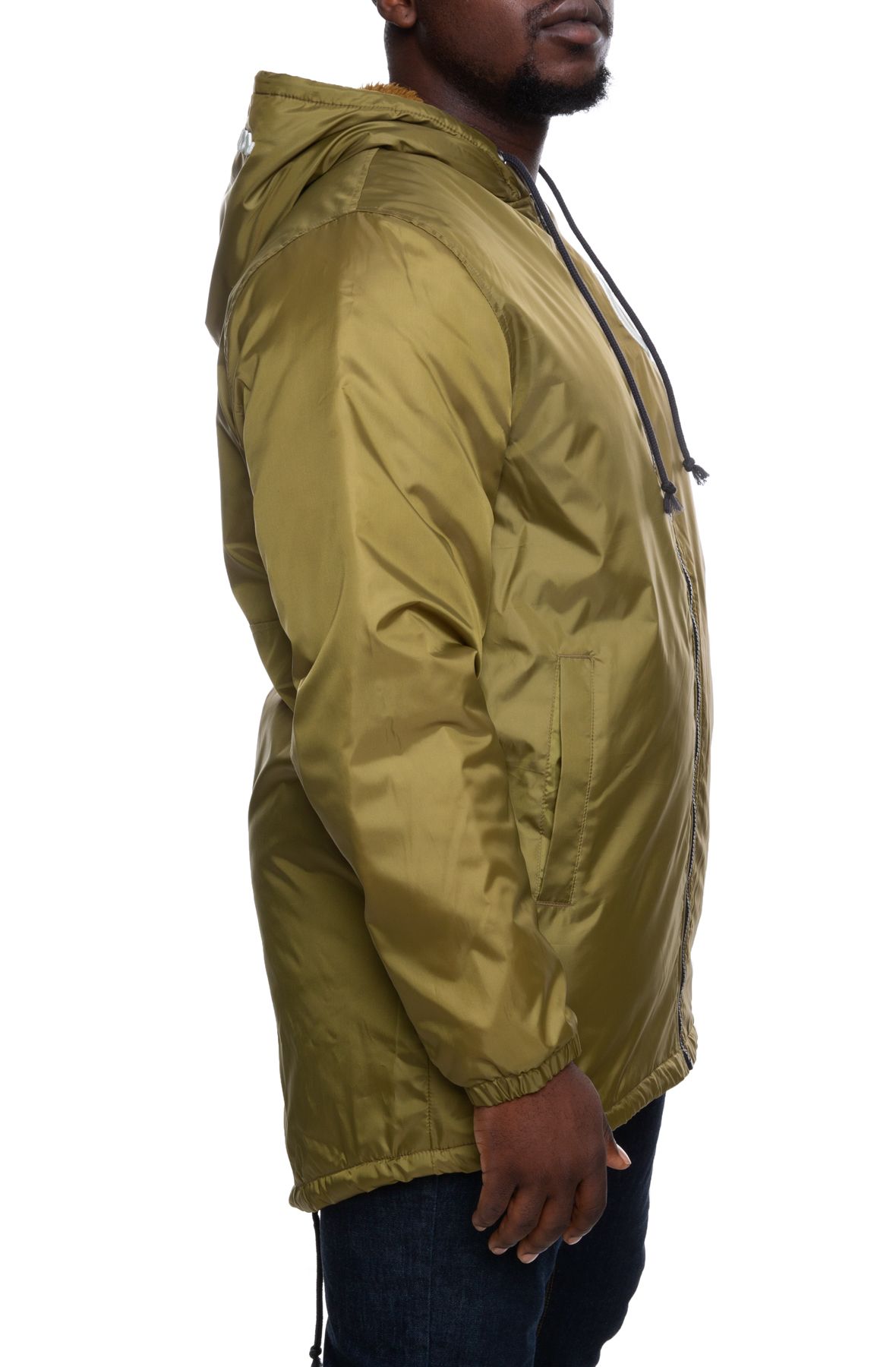 CHAMPION Sherpa-Lined Stadium Jacket V3764550278-GLD - Shiekh