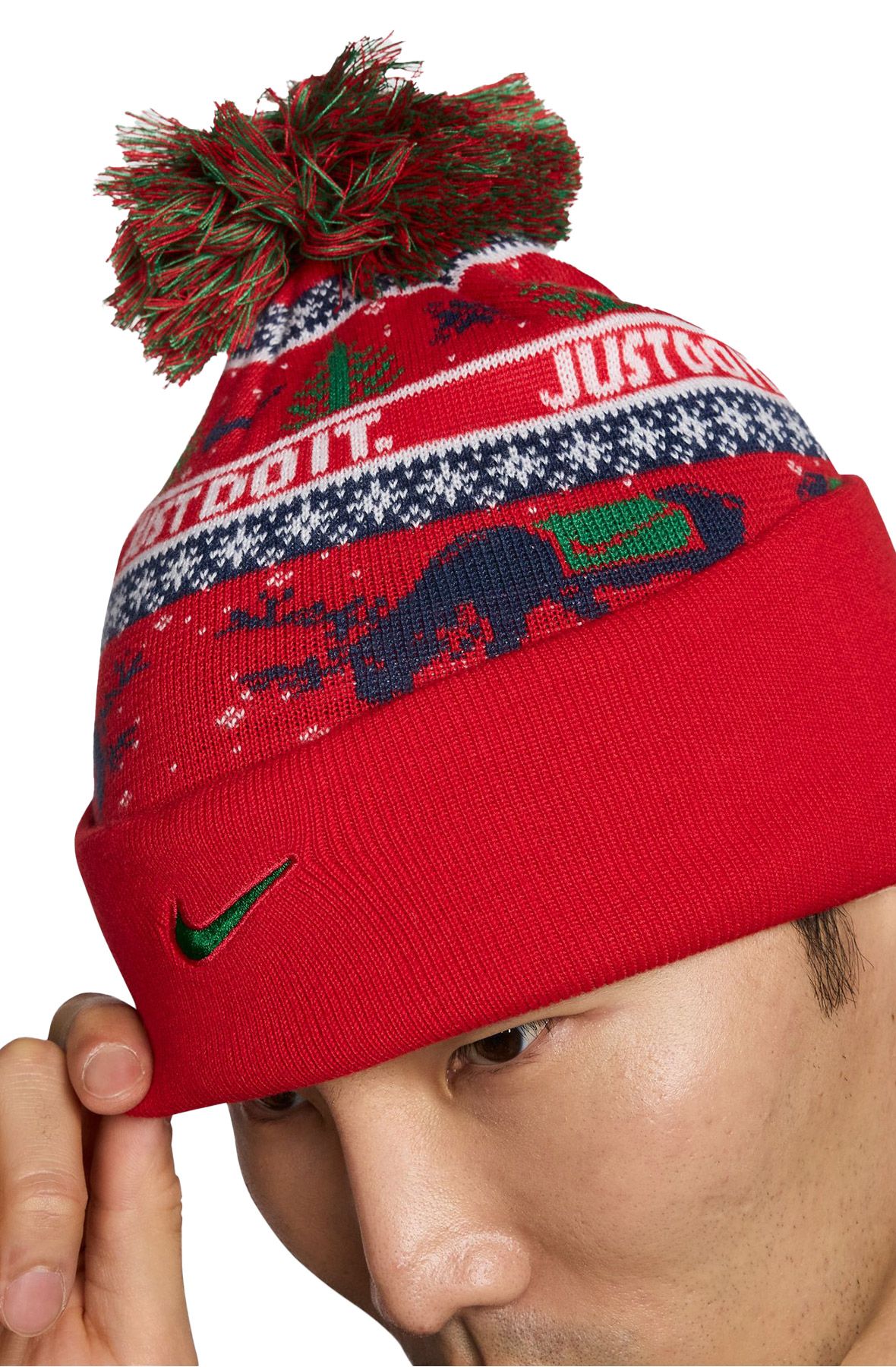 NIKE Peak Winter Wonderland Beanie HV7024 633 - Shiekh