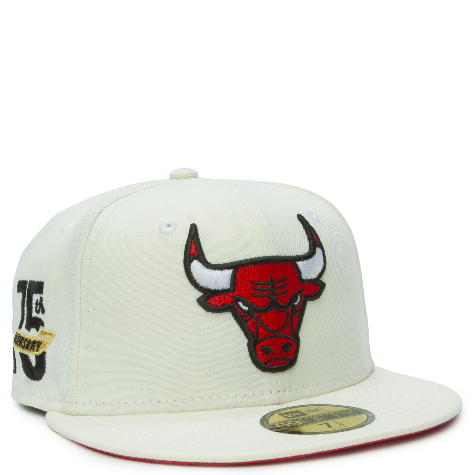 New Era Chicago Bulls NBA 75th Anniversary Edition 59Fifty Fitted Hat, EXCLUSIVE HATS, CAPS