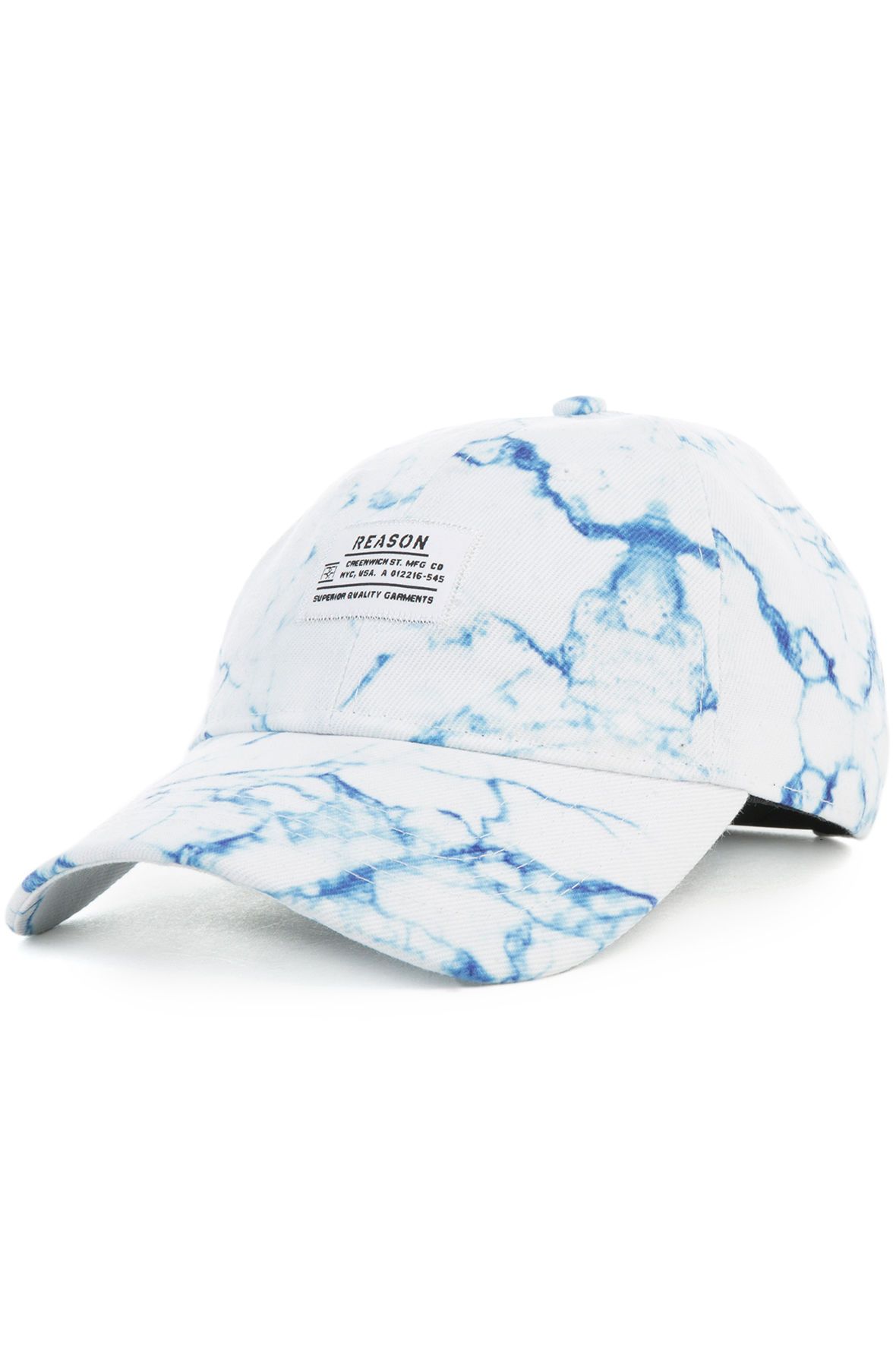 REASON The Blue Point Marble Cap in White R8S-C32-WHT - Shiekh