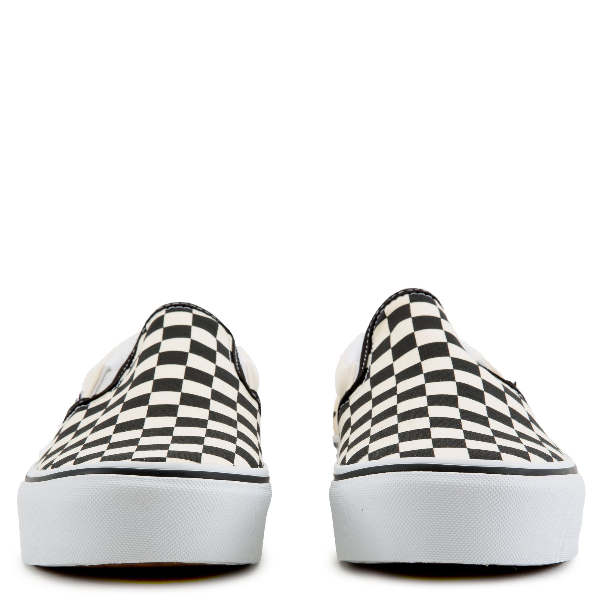 VANS Checkerboard Classic Slip-On Platform VN00018EBWW - Shiekh