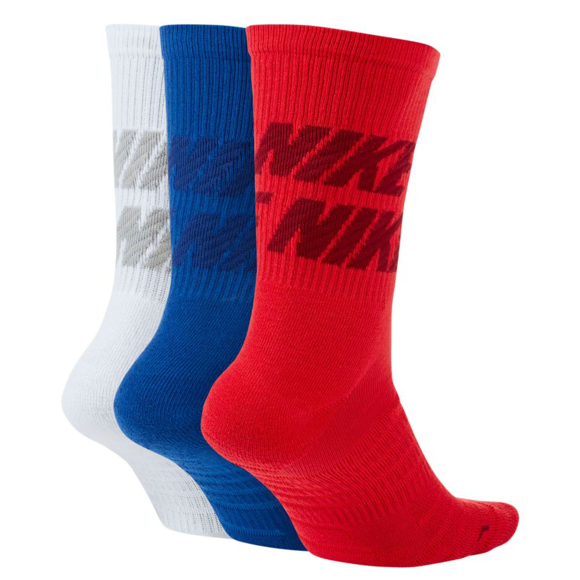 nike 3 pack cushioned crew socks