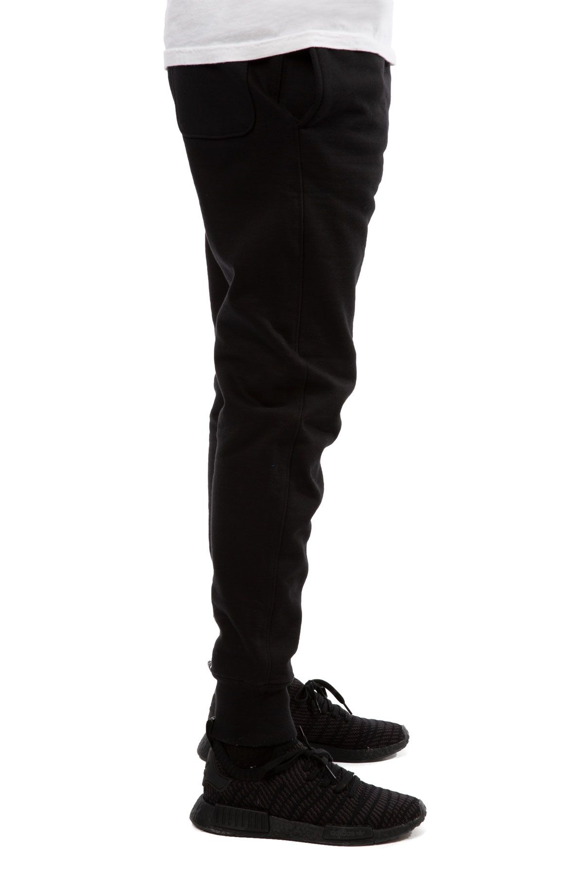 champion reverse weave black joggers pants