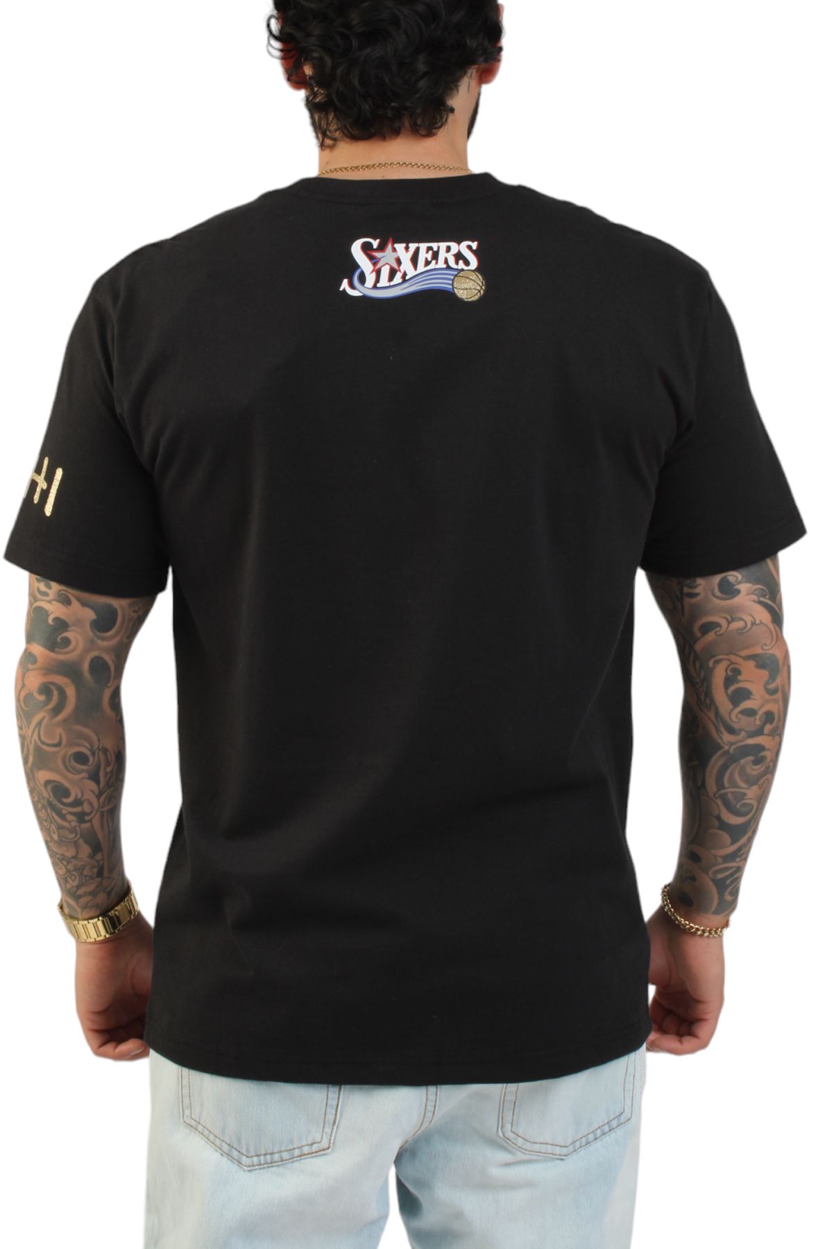 MITCHELL AND NESS Allen Iverson T-Shirt TCRW6611-P76YYAIVBLCK - Shiekh