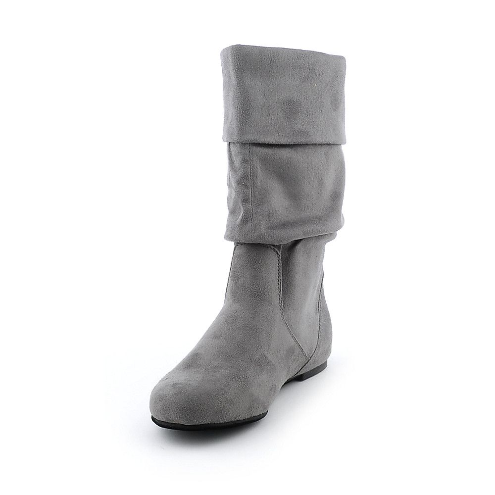 SHIEKH Grey Women's MidCalf Boot Kalisa27 KALISA27 GR Shiekh