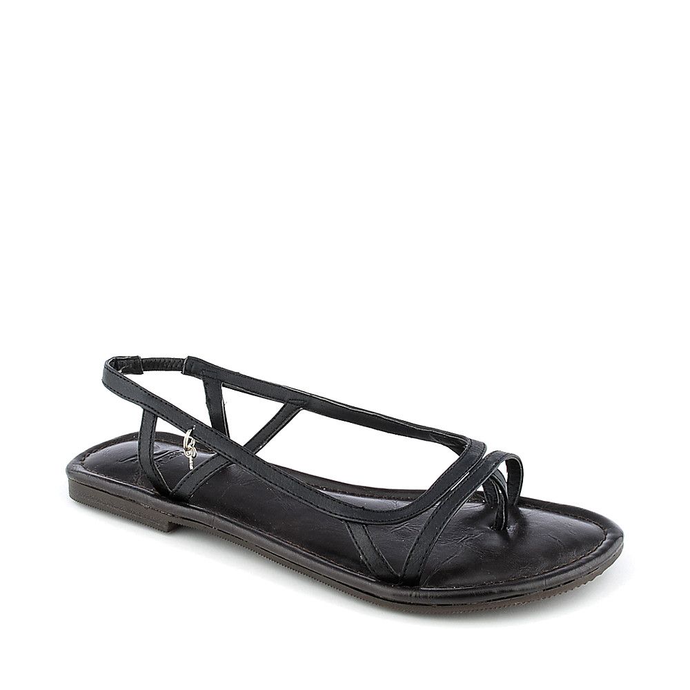 SHIEKH Women s Rihana Slingback Thong Sandal FD RIHANA S BLK DBRN