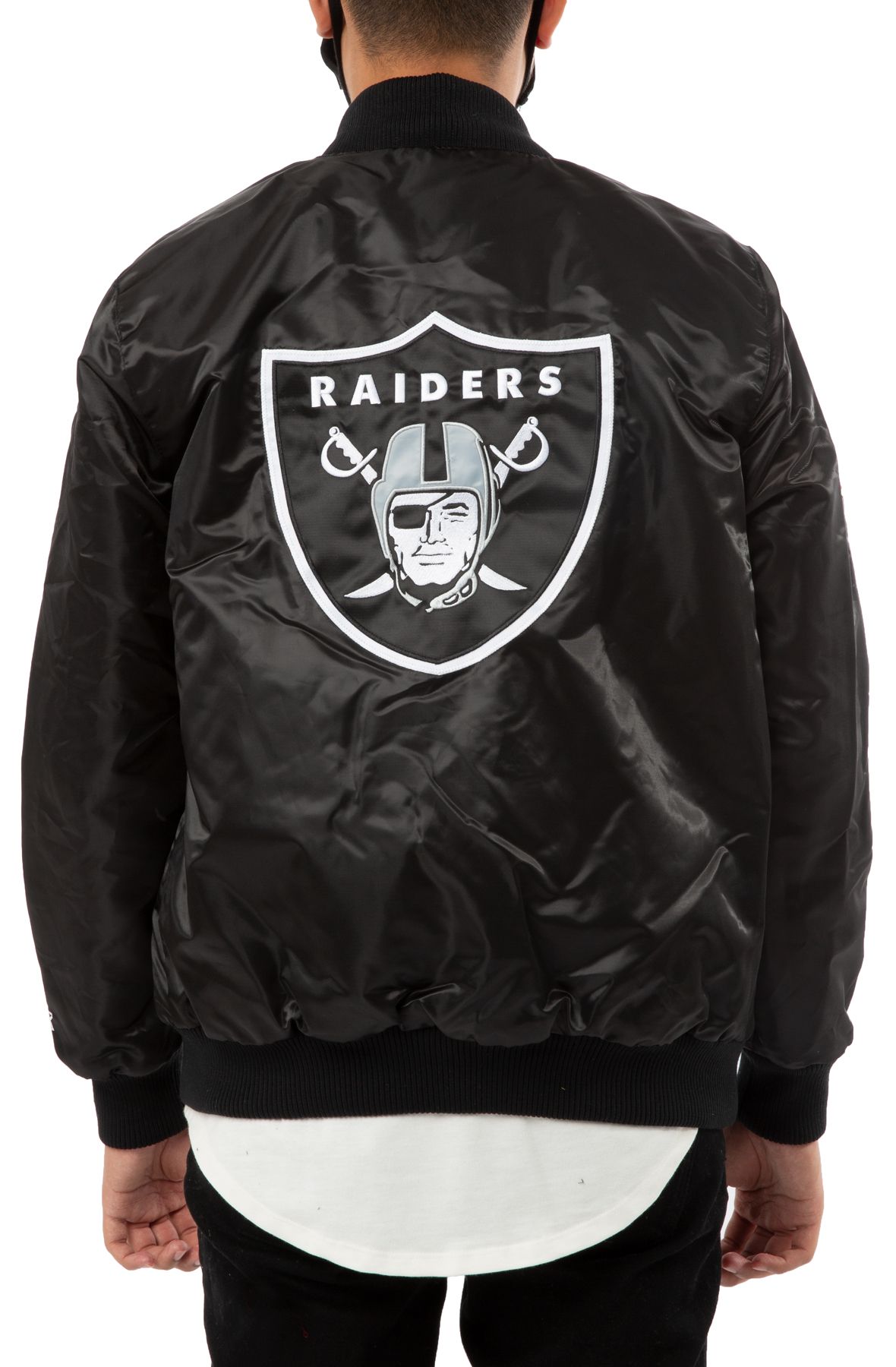 STARTER Las Vegas Raiders Back Shield Jacket LS00E652 RAD - Shiekh