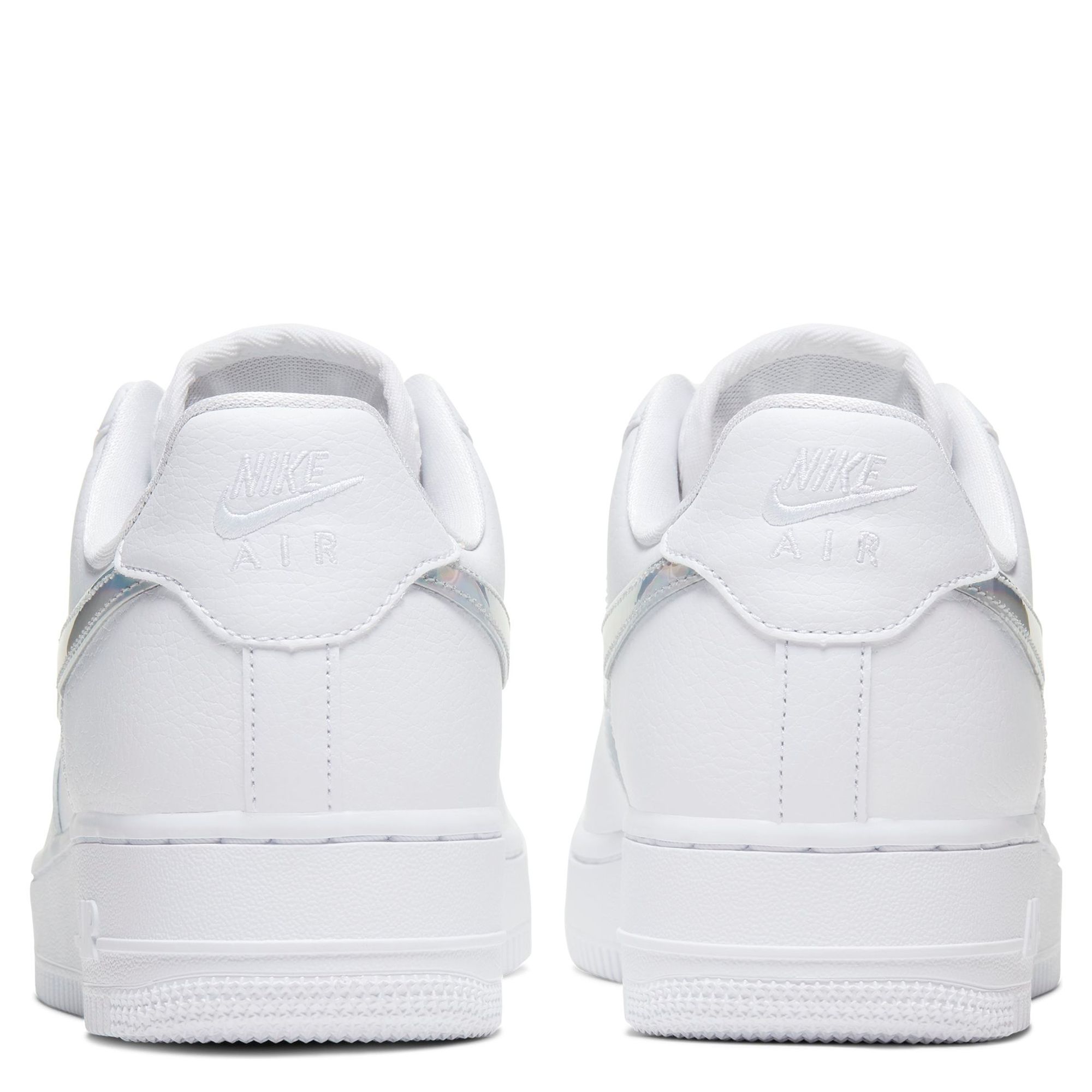 white nike forces women's