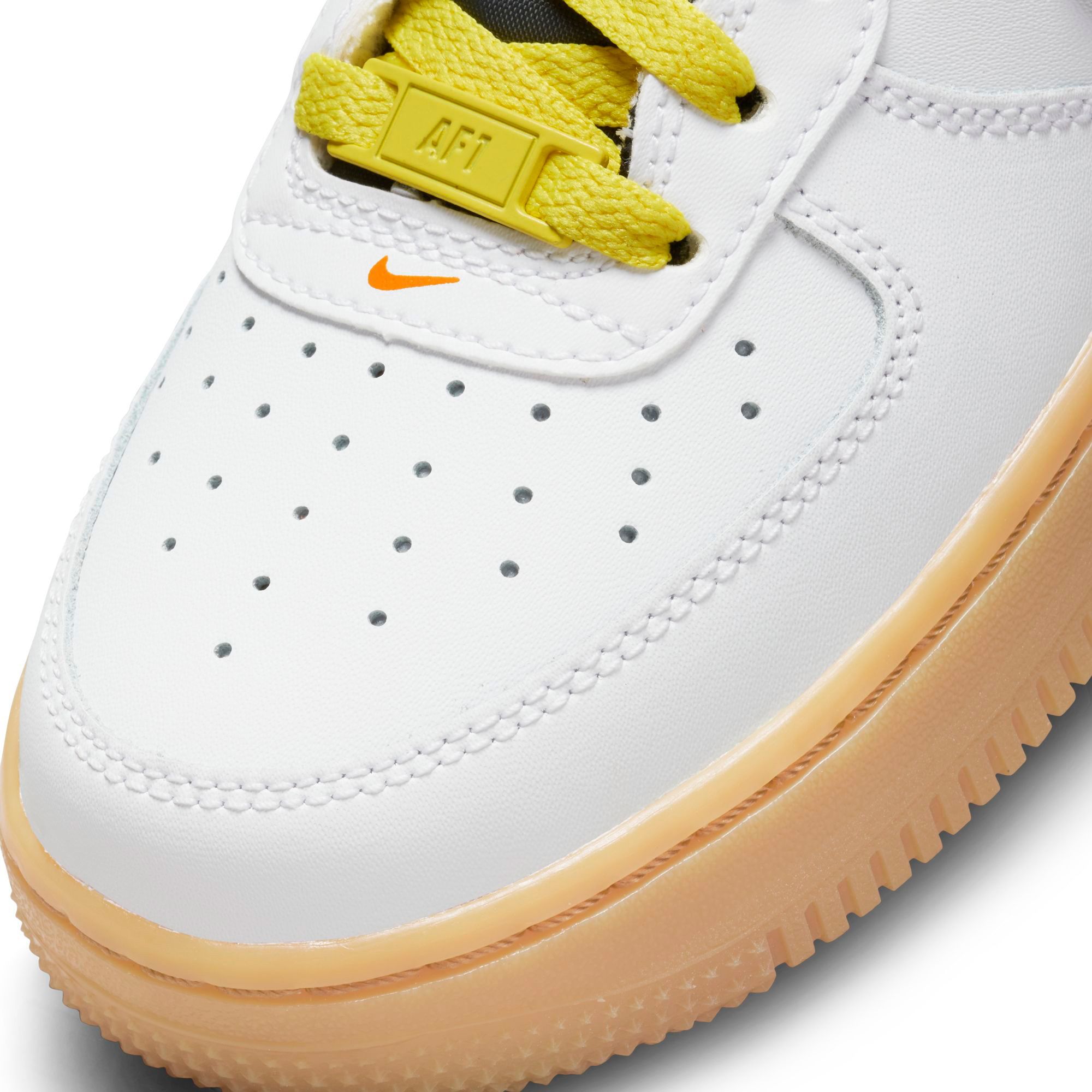 NEW Little Kid's Nike Force 1 LV8 White/Anthracite-Yellow Strike shops (DO5856 100)