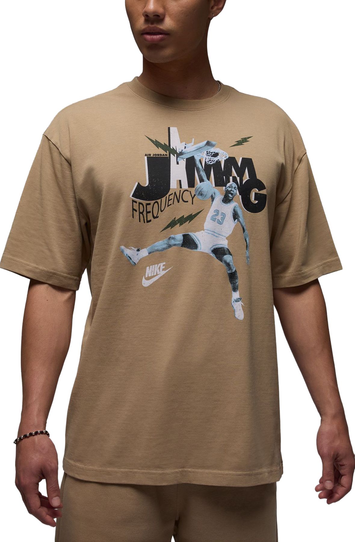 Tシャツ・カットソー COVERNAT Pigment Center Logo T-Shirt Khaki Logo T-shirt | Beige | Jack & Jones®