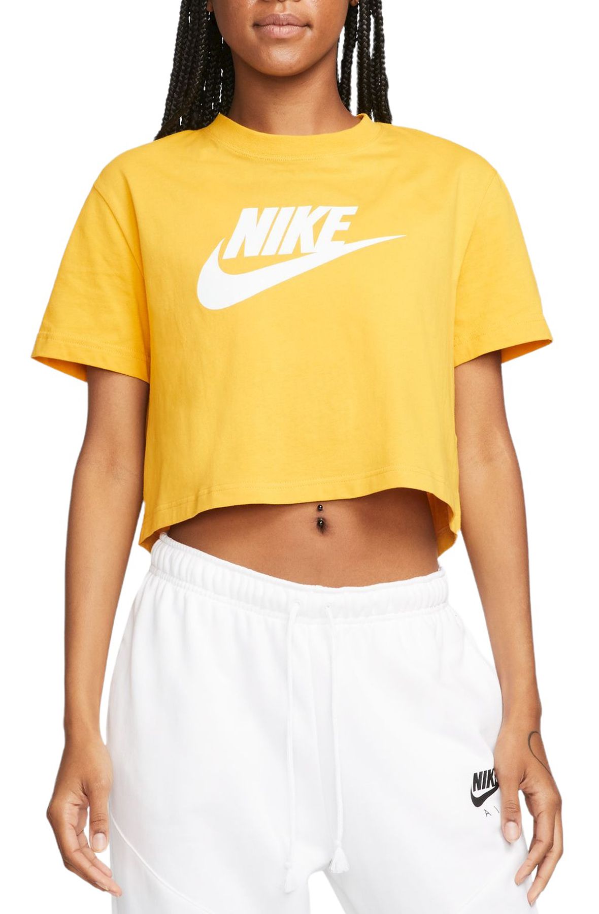 NIKE Sportswear Essential Cropped Logo T-Shirt BV6175 752 - Shiekh