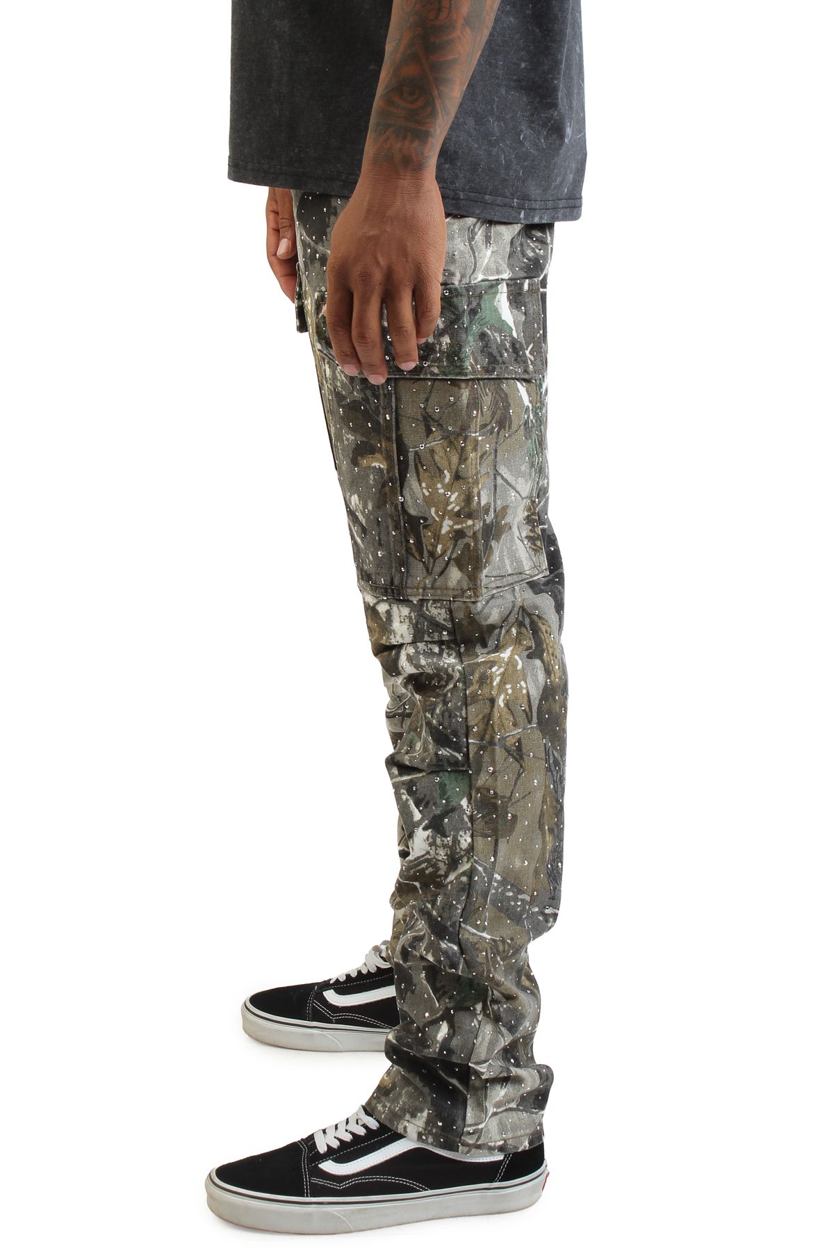FIRST ROW Rhinestone Cargo FRP3130-CAMO - Shiekh