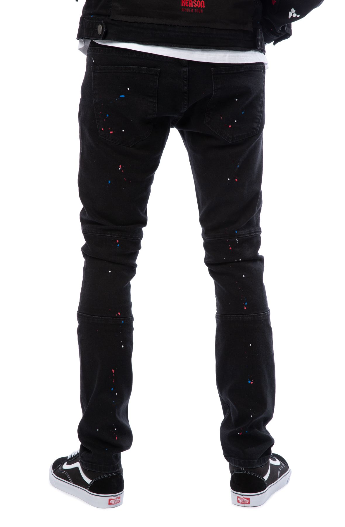 REASON AC/DC Ready Jeans SU-107BLK - Shiekh