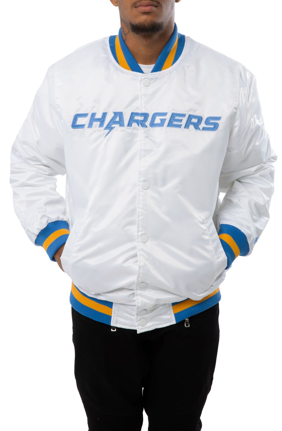 STARTER Los Angeles Chargers Track Jacket LA200957 CHG - Shiekh