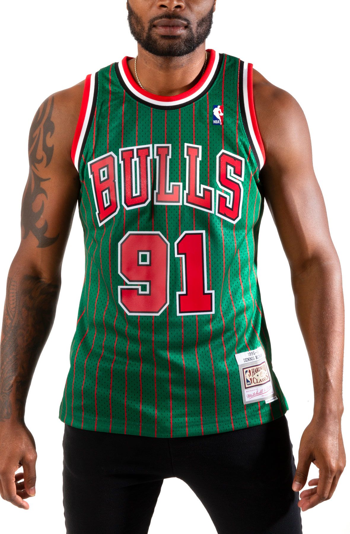 Chicago Bulls Blown Out Fashion Jersey By Mitchell & Ness - Mens