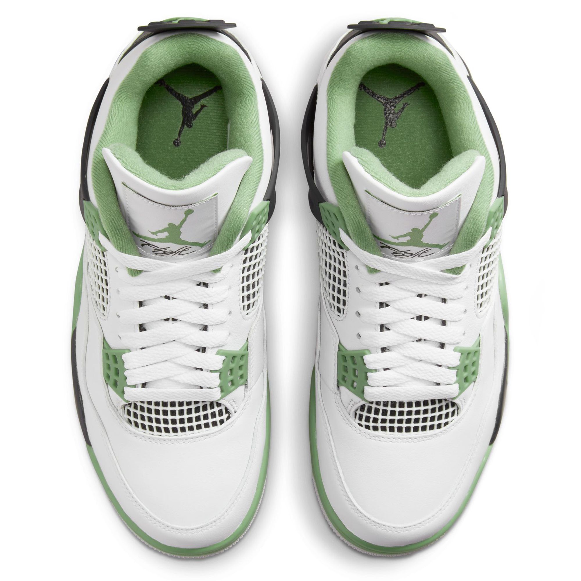 jordan 4 retro white oil green dark ash