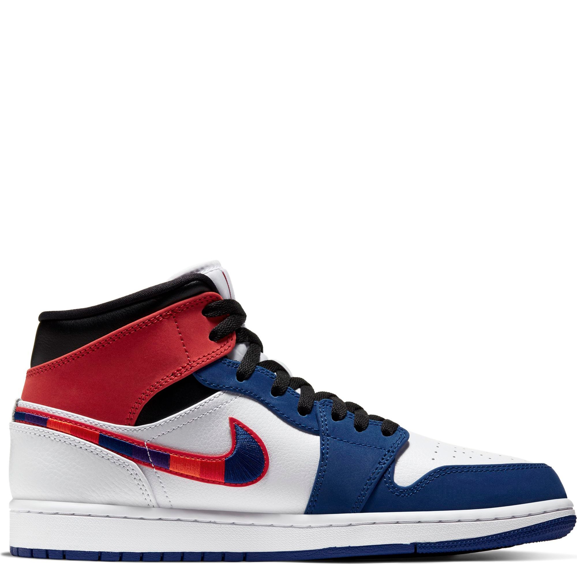 Air Jordan バスケットボールシューズ ハイカット 青 黒 白 赤 JORDAN Air 1 Mid SE 852542 146 - Shiekh
