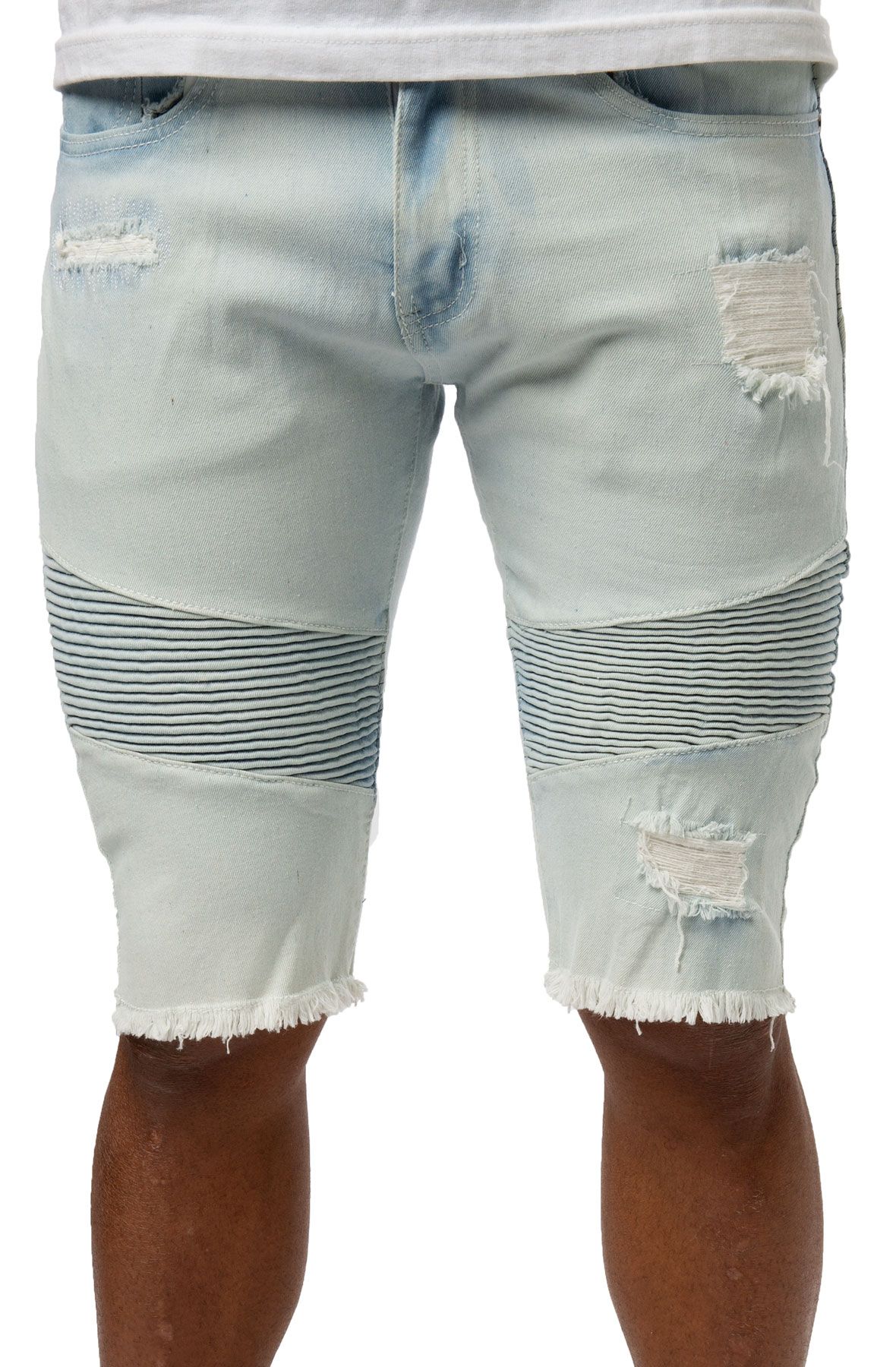 REASON Dauphin Denim Shorts in T0-108 - Shiekh