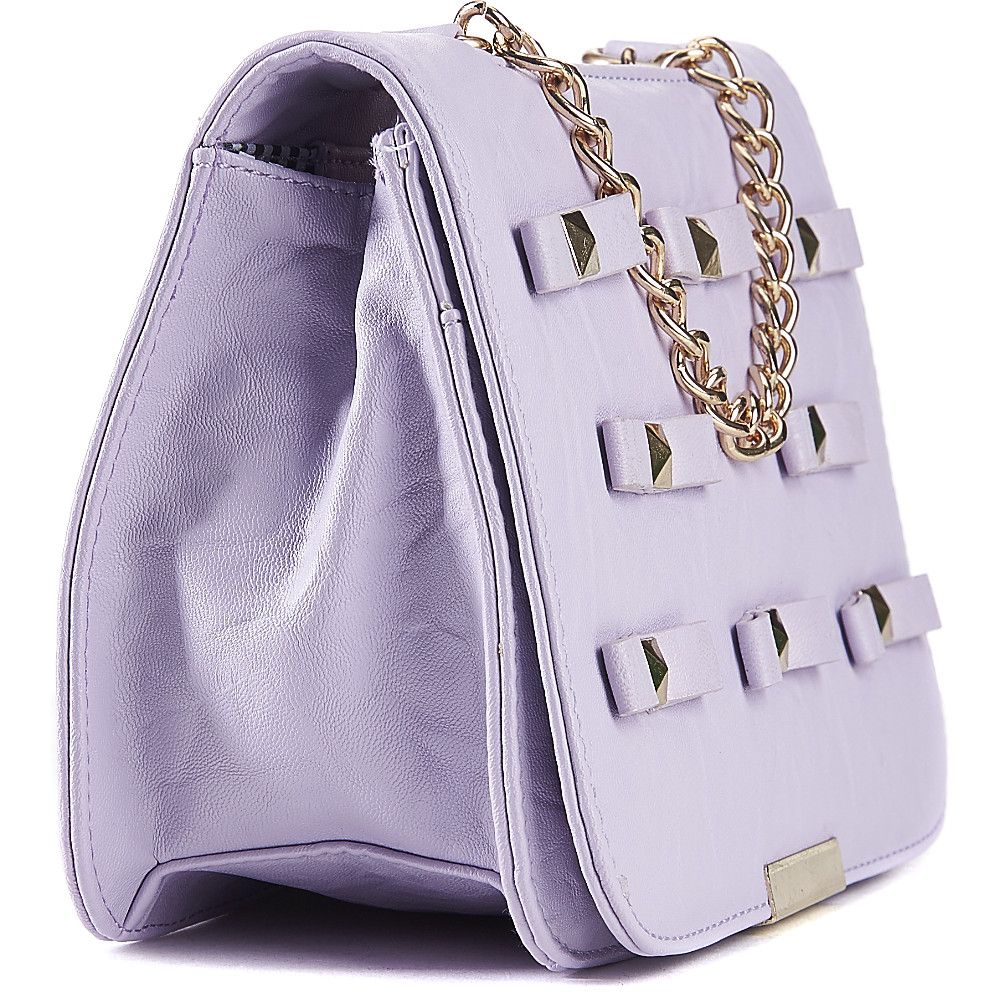 INSTYLE CO. Women's Studded Crossbody Purse 21012/LILAC - Shiekh