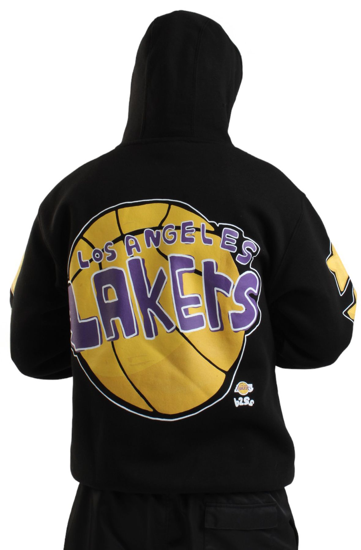 B2SS Los Angeles Lakers Bubble Logo Hoodie 123-082-02-LKRS - Shiekh