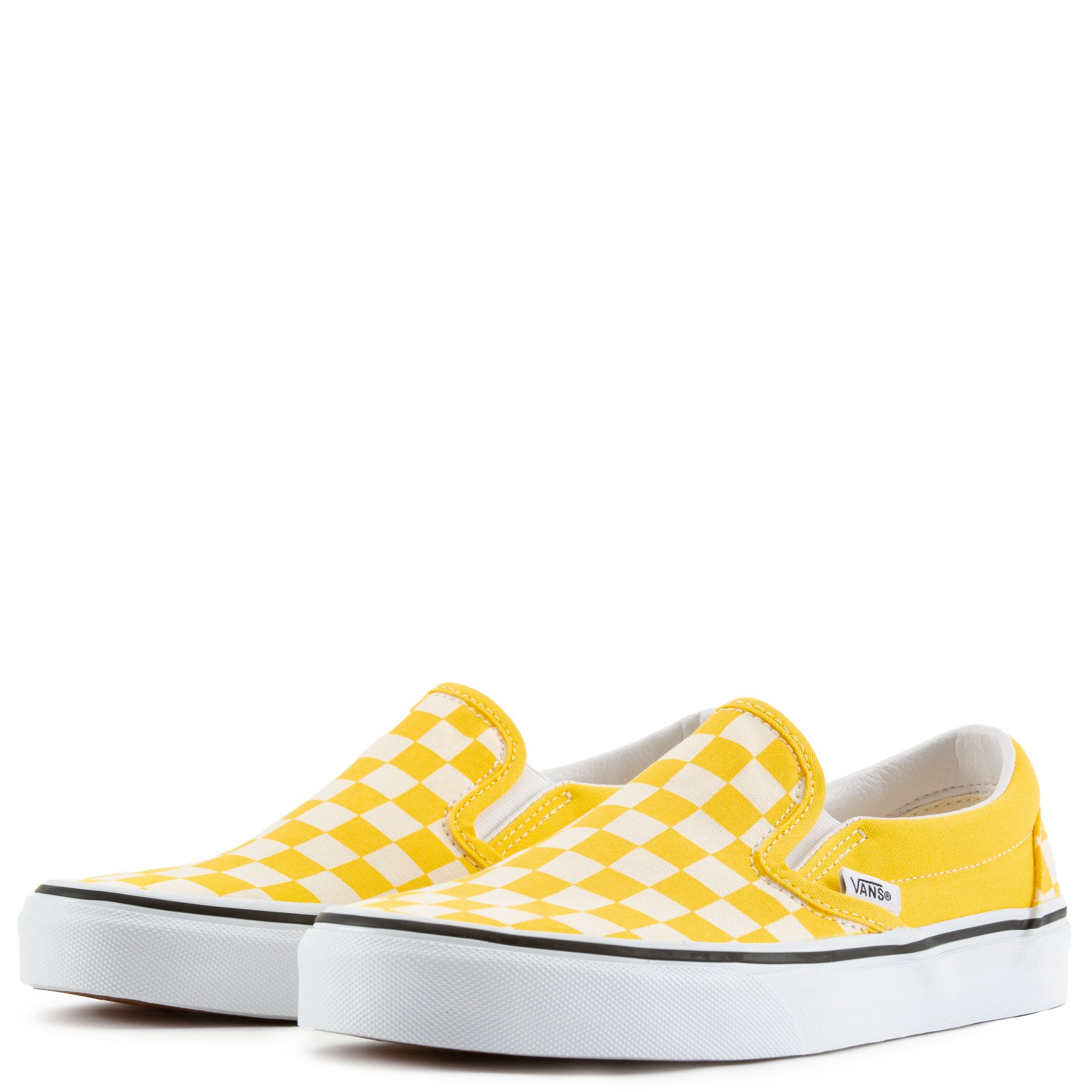 yellow checkered slip