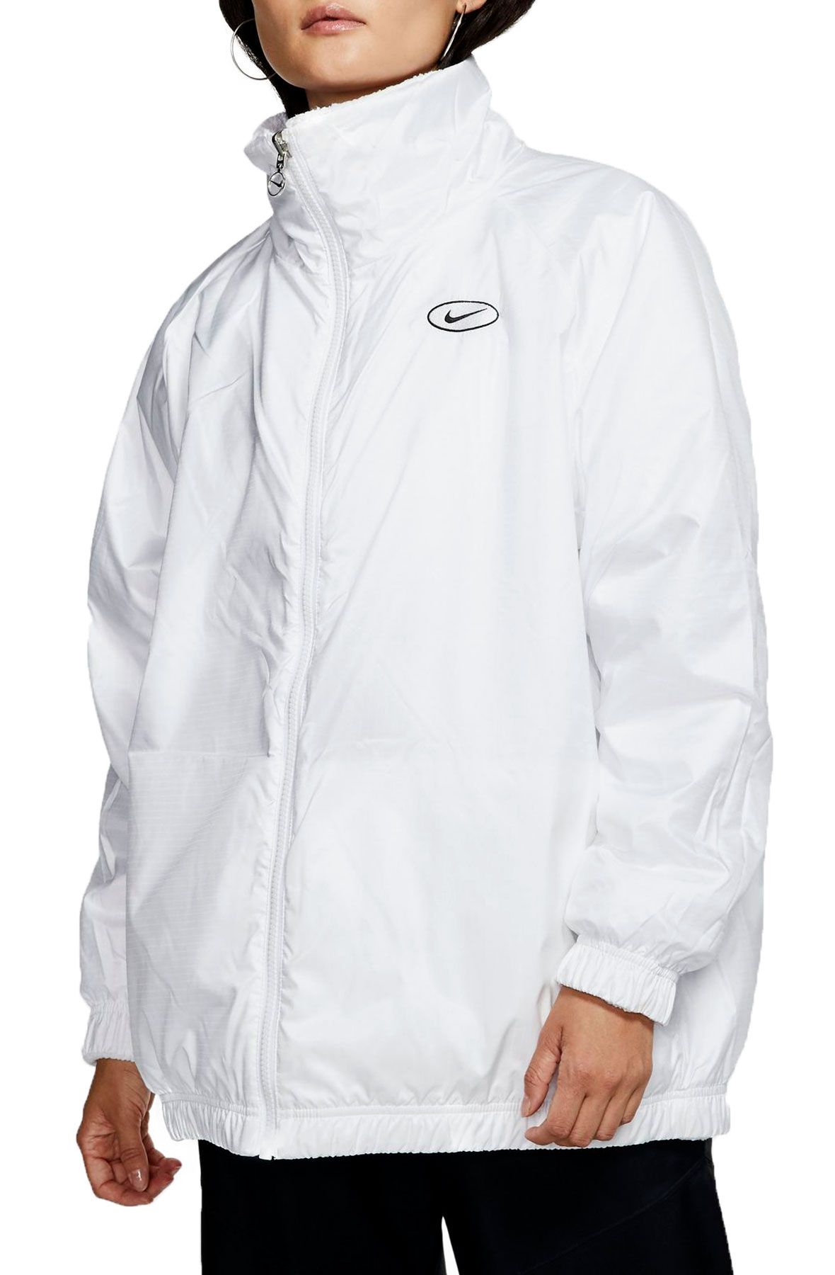 Nike Swoosh Reversible Sherpa Jacket Black/White - CI8937-010