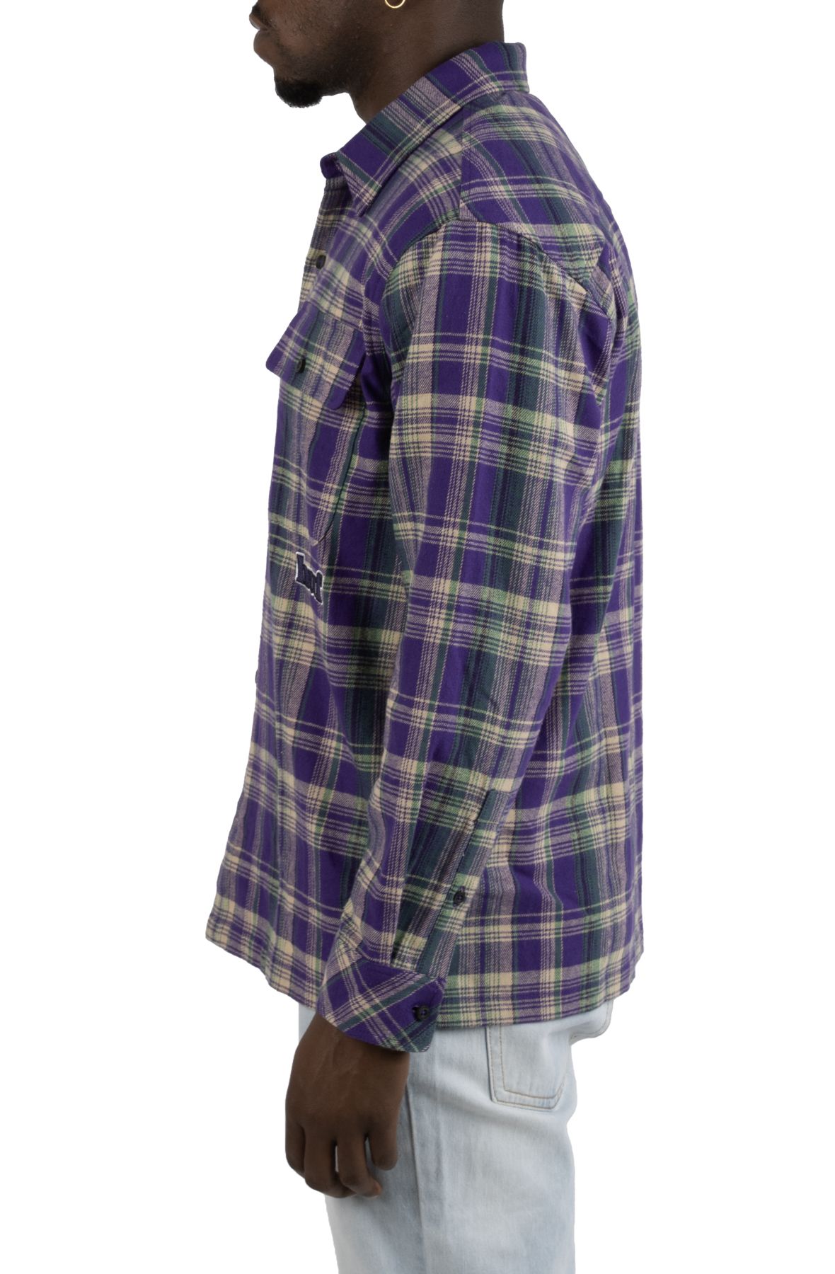 HUF Banks Flannel BU00174-PURPL - Shiekh