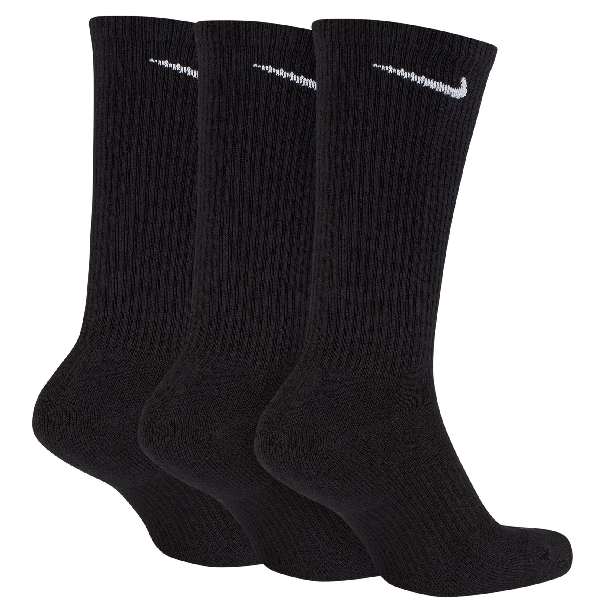 crew black nike socks