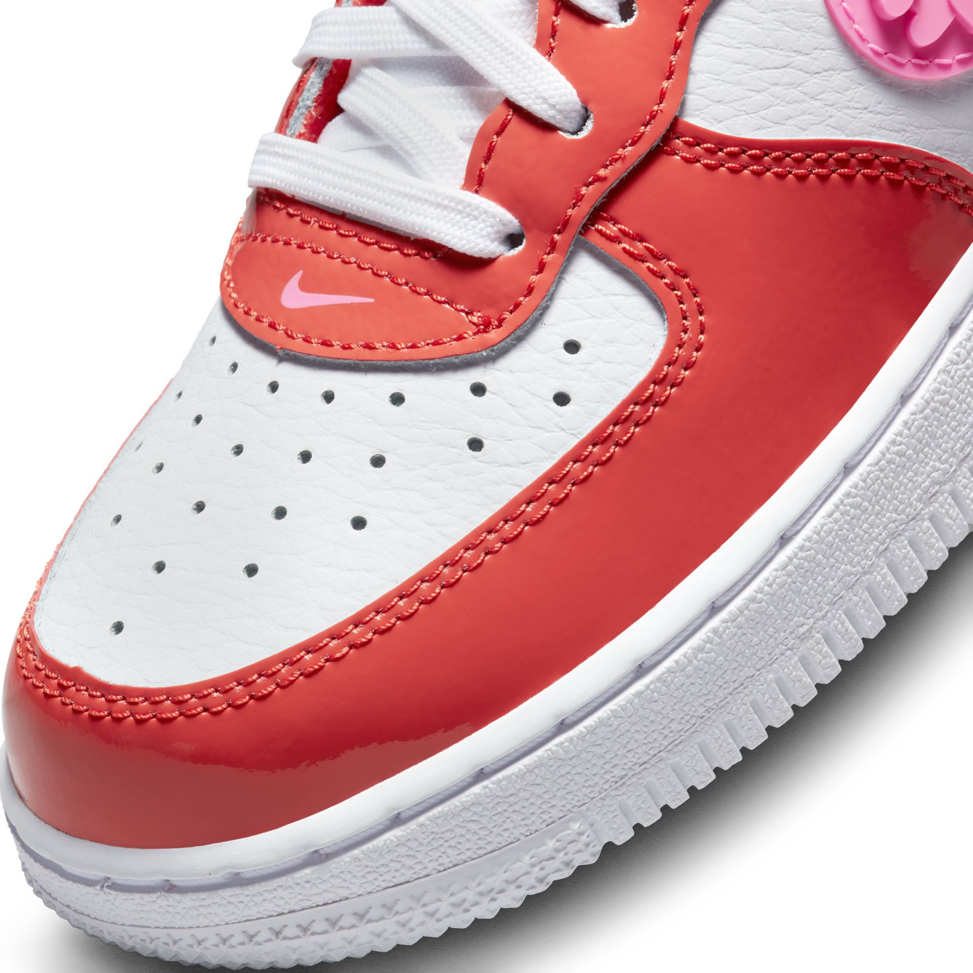 Nike Force 1 Lv8 Baby/toddler Shoes In Picante Red/pink Spell/white