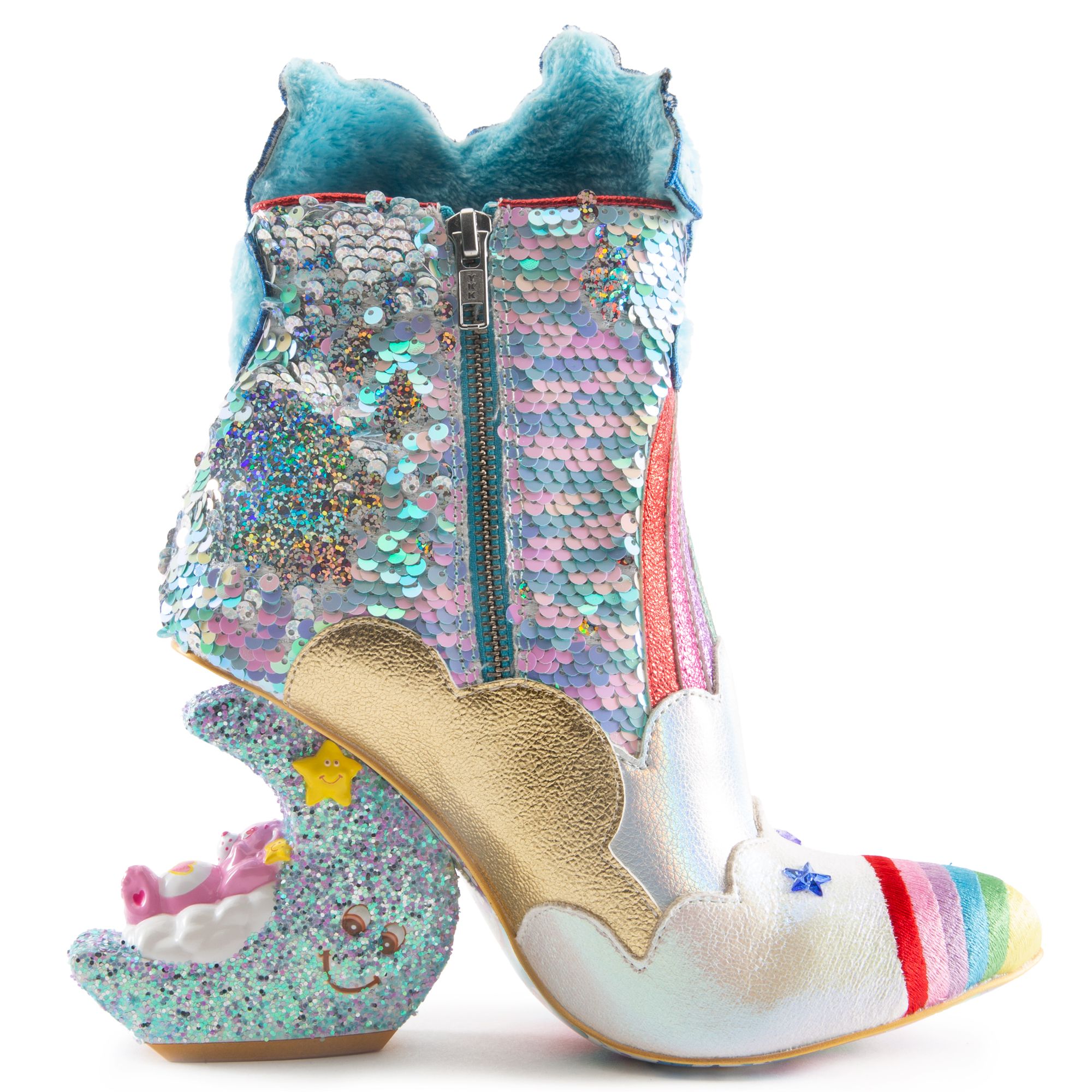 IRREGULAR CHOICE I Like Sleep Bootie 4568-01A-BLU - Shiekh