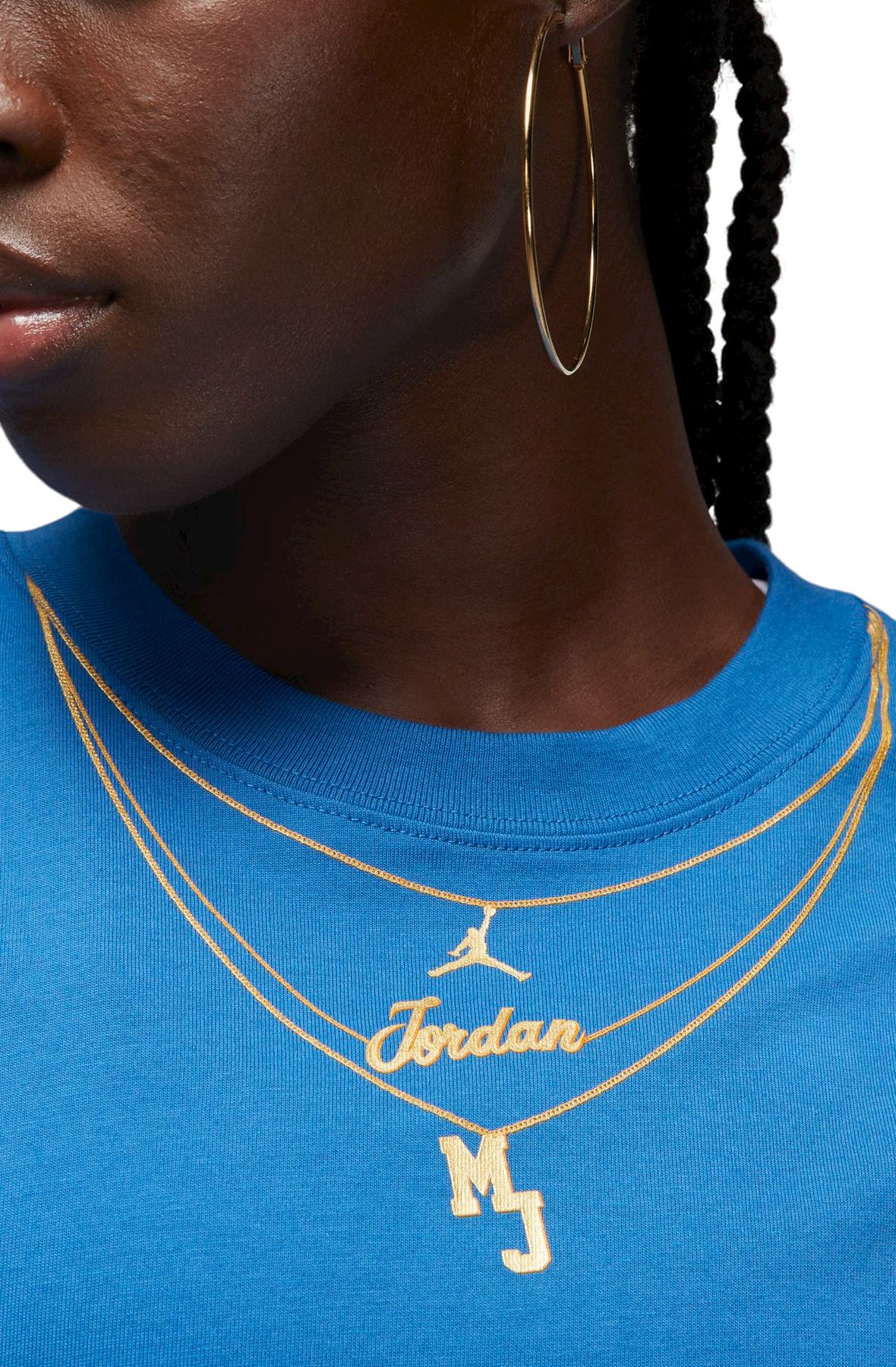 JORDAN (Her)itage Gold Chain T-Shirt DO5020 407 - Shiekh