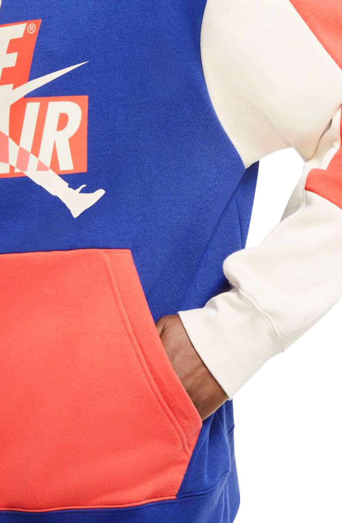 red and blue jordan hoodie