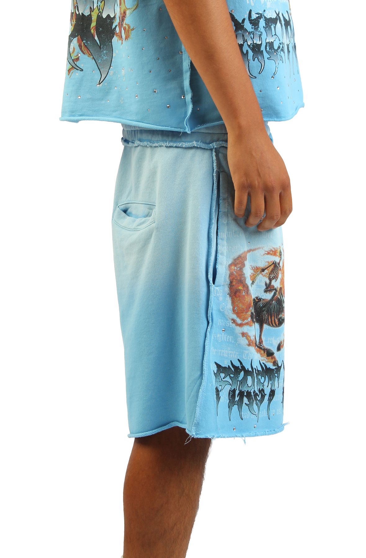 FIRST ROW Road To Paradise Shorts FRBS1004A-SKY - Shiekh