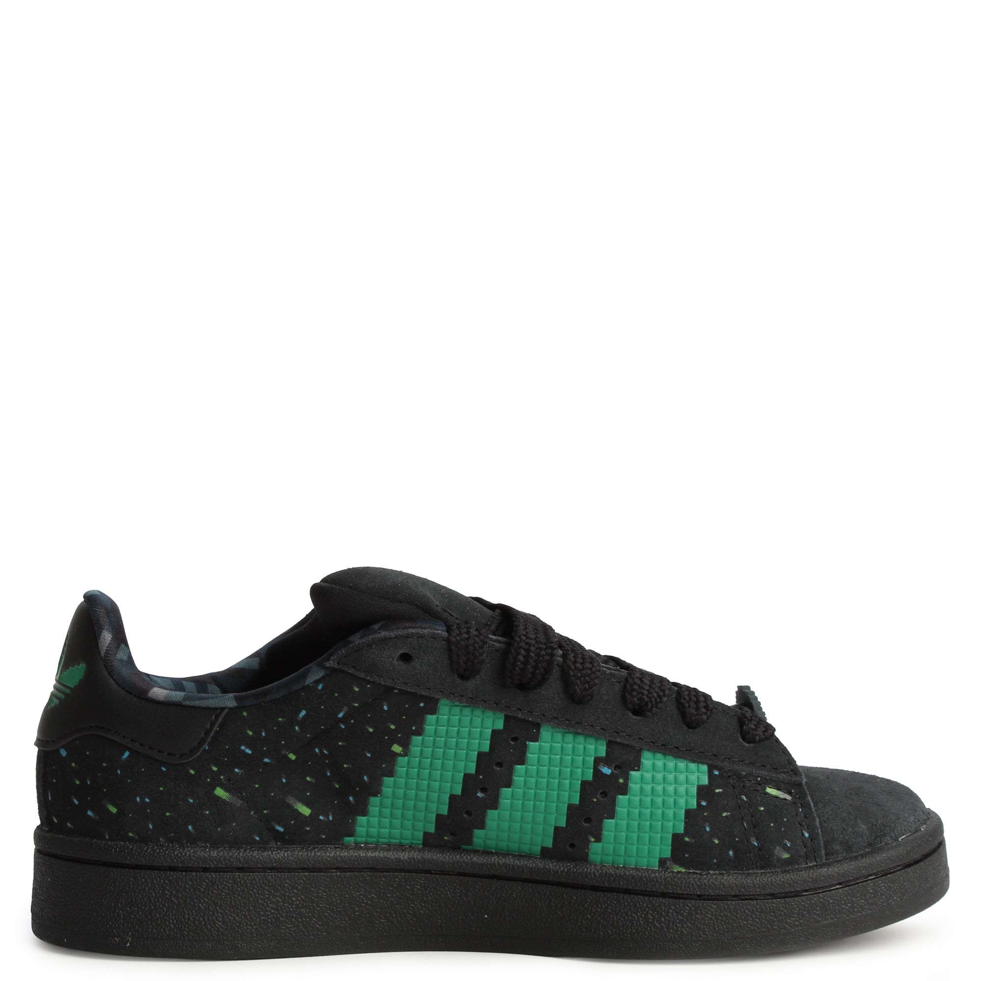 adidas Boys Originals x Minecraft Campus 00s - Shoes Semi Court Green/Semi Solar Green/Core Black Size 04.0