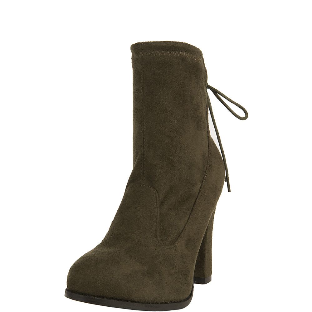ankle boots olive