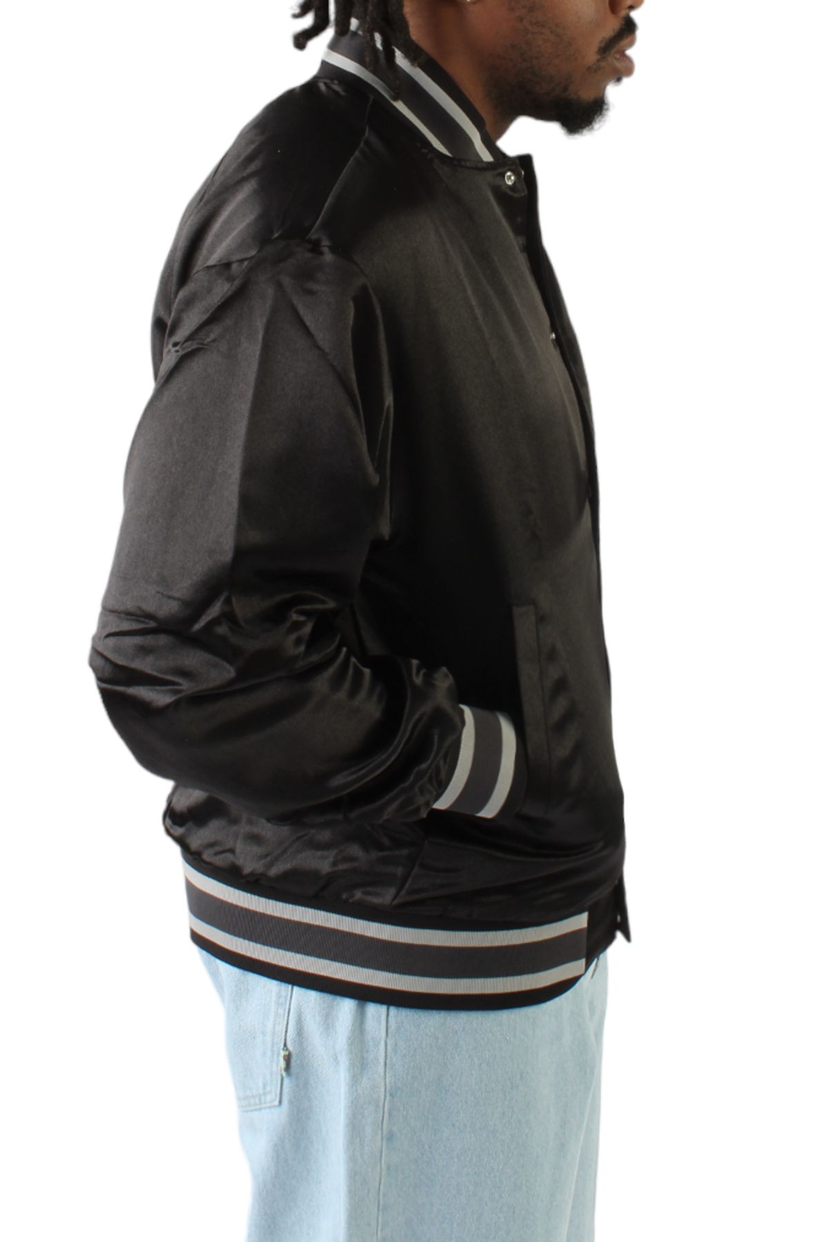 HUF Galactic Stack Baseball Jacket JK00409 - Shiekh