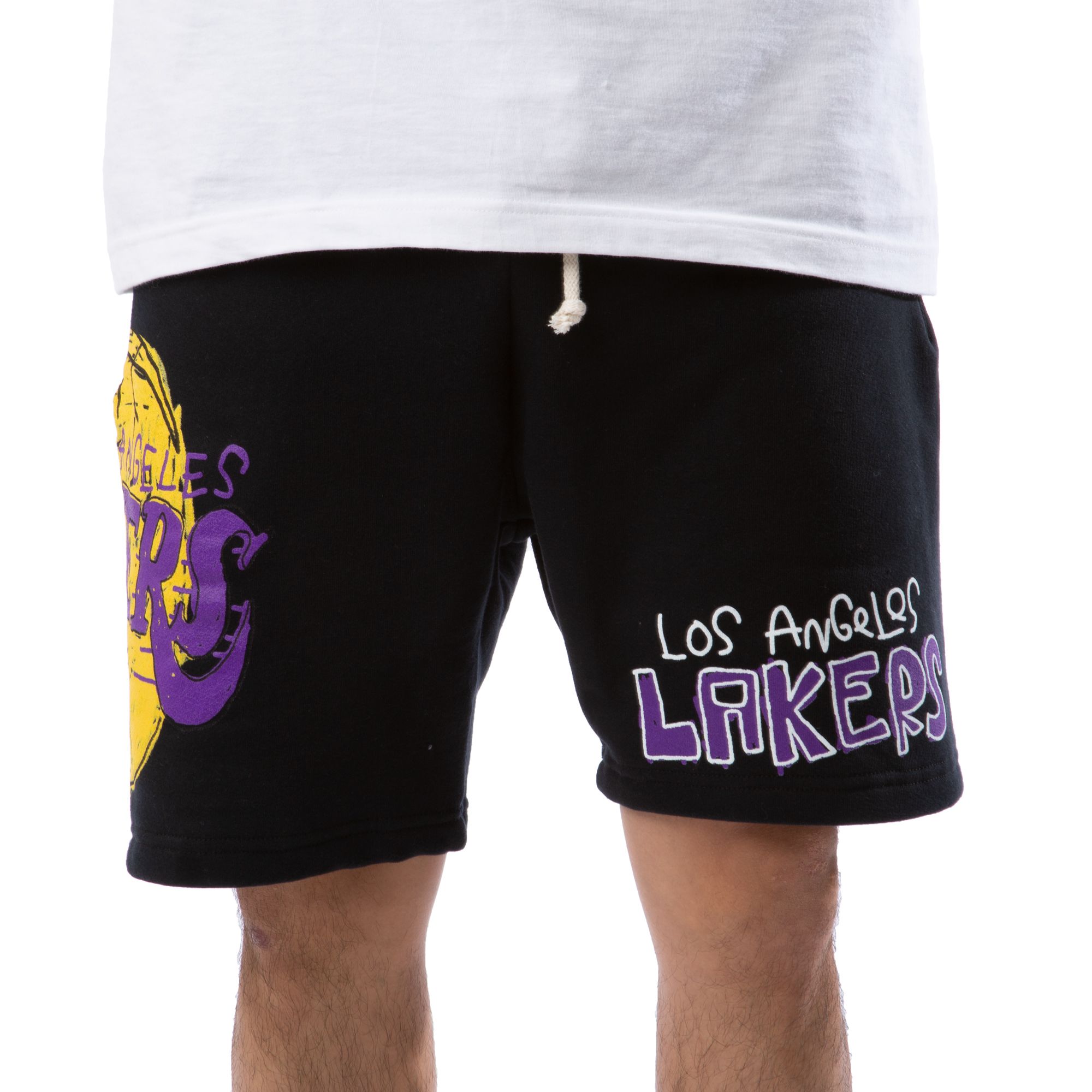 After School Special Men's Black Los Angeles Lakers Shorts