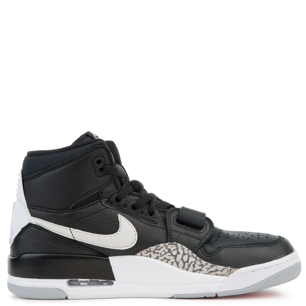 Jordan legacy 312 black and white best sale