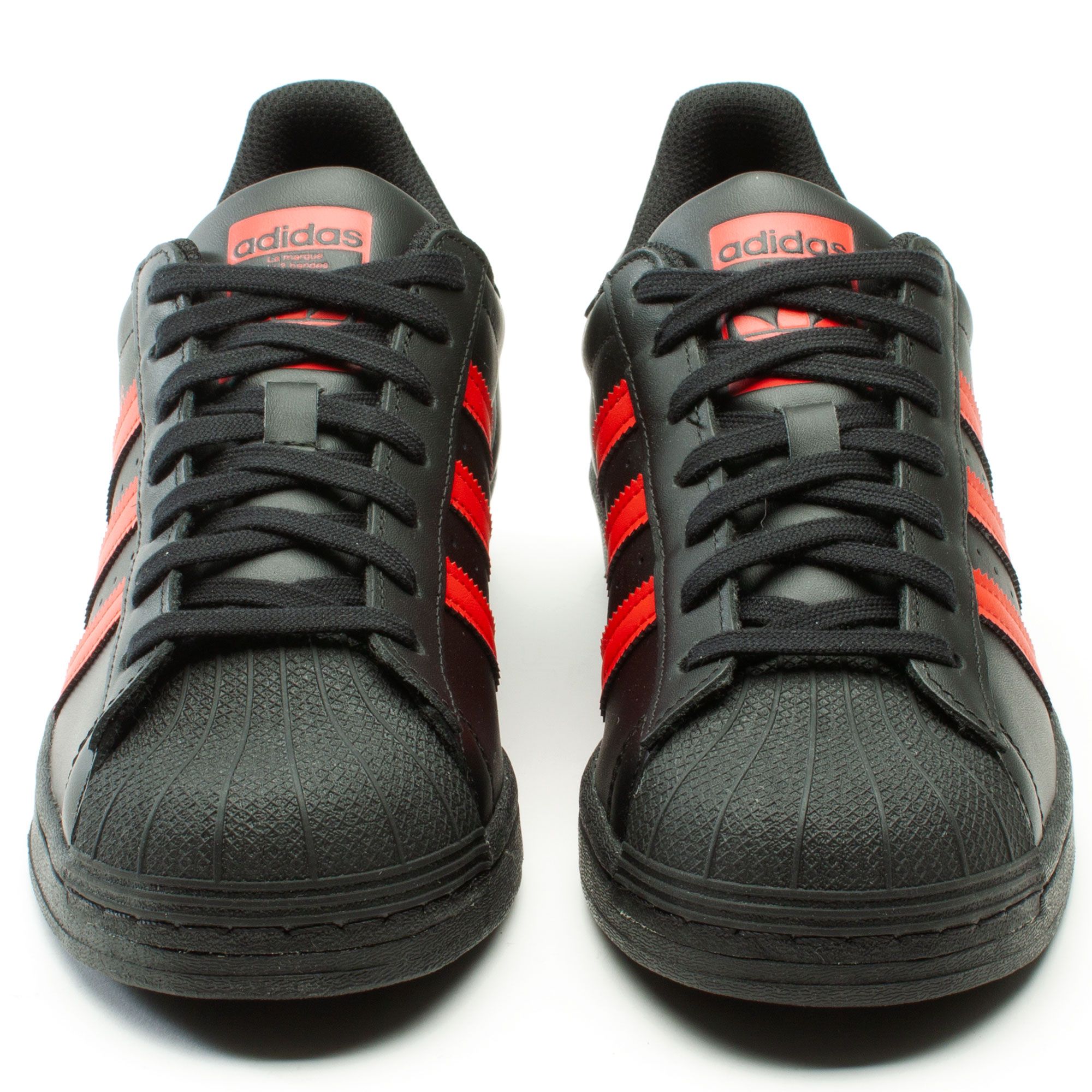 Adidas superstar 2 shop red and black