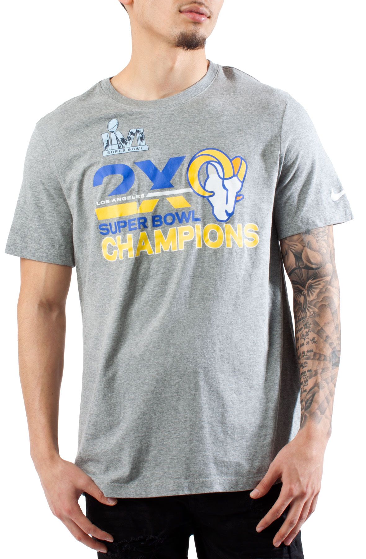 Nike Super Bowl LVI Champions Trophy Collection (NFL Los Angeles Rams)  Men's T-Shirt