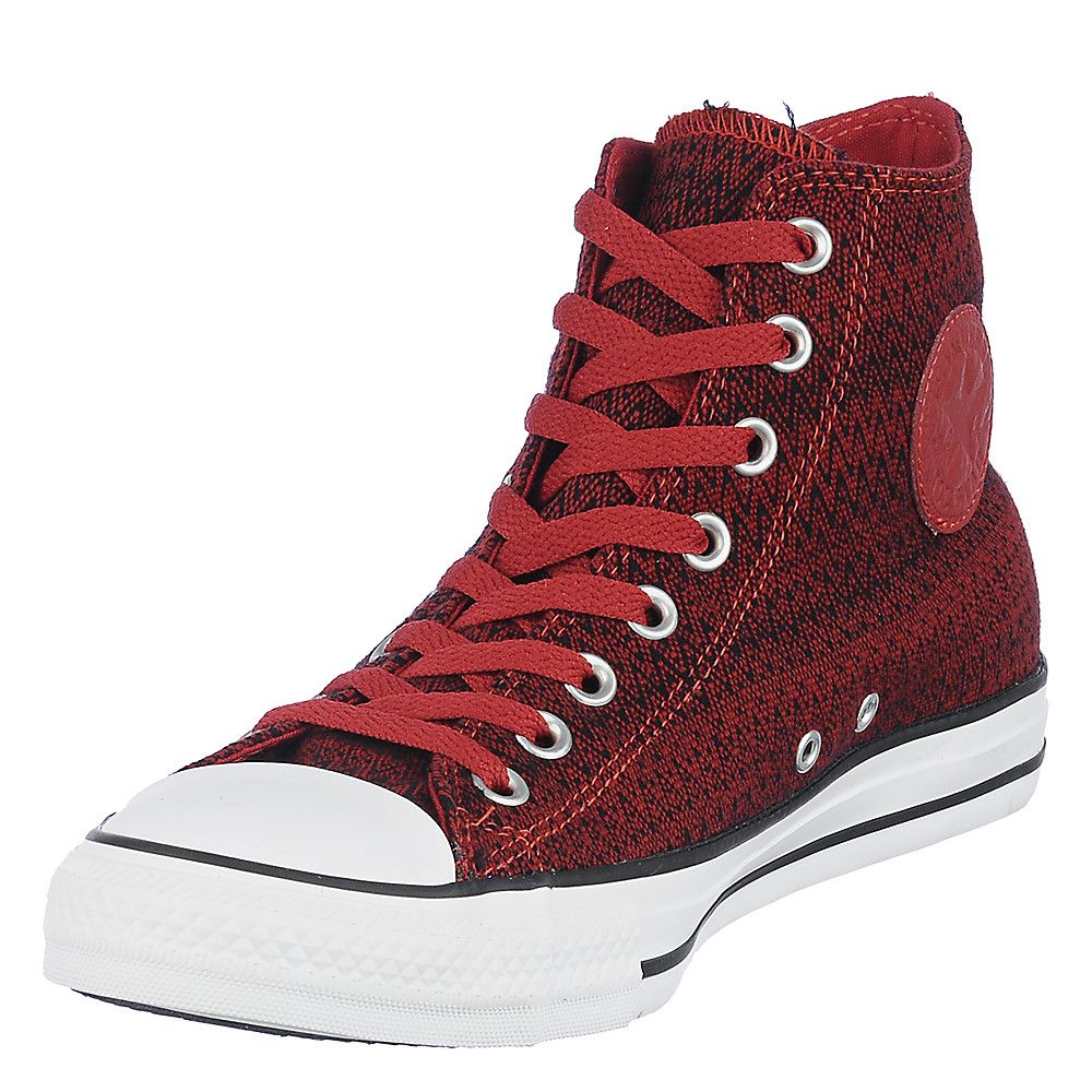 chuck taylor red leather