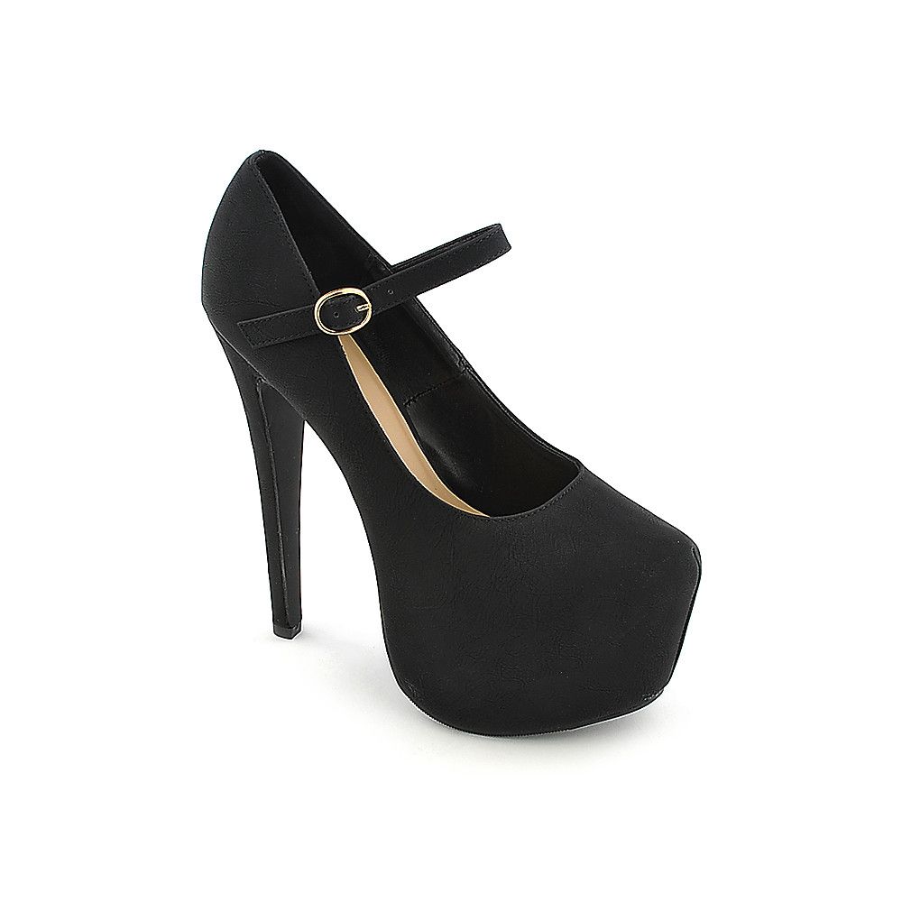 GLAZE Nelly-4 Platform Pump NELLY-4 BLK - Shiekh