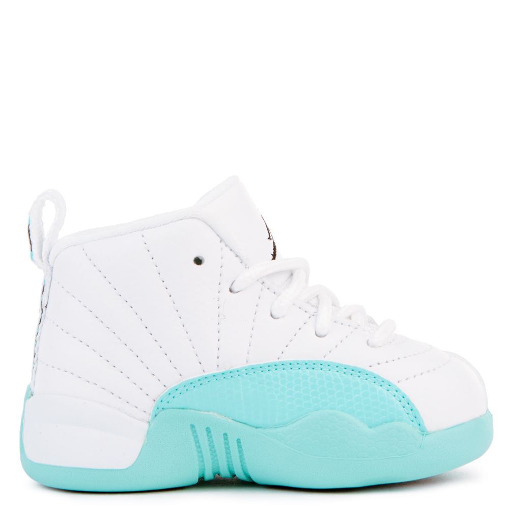 Jordan 12 aqua and black sale