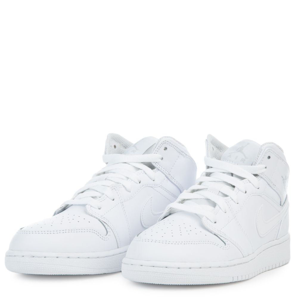 air jordan 1 mid white pure platinum