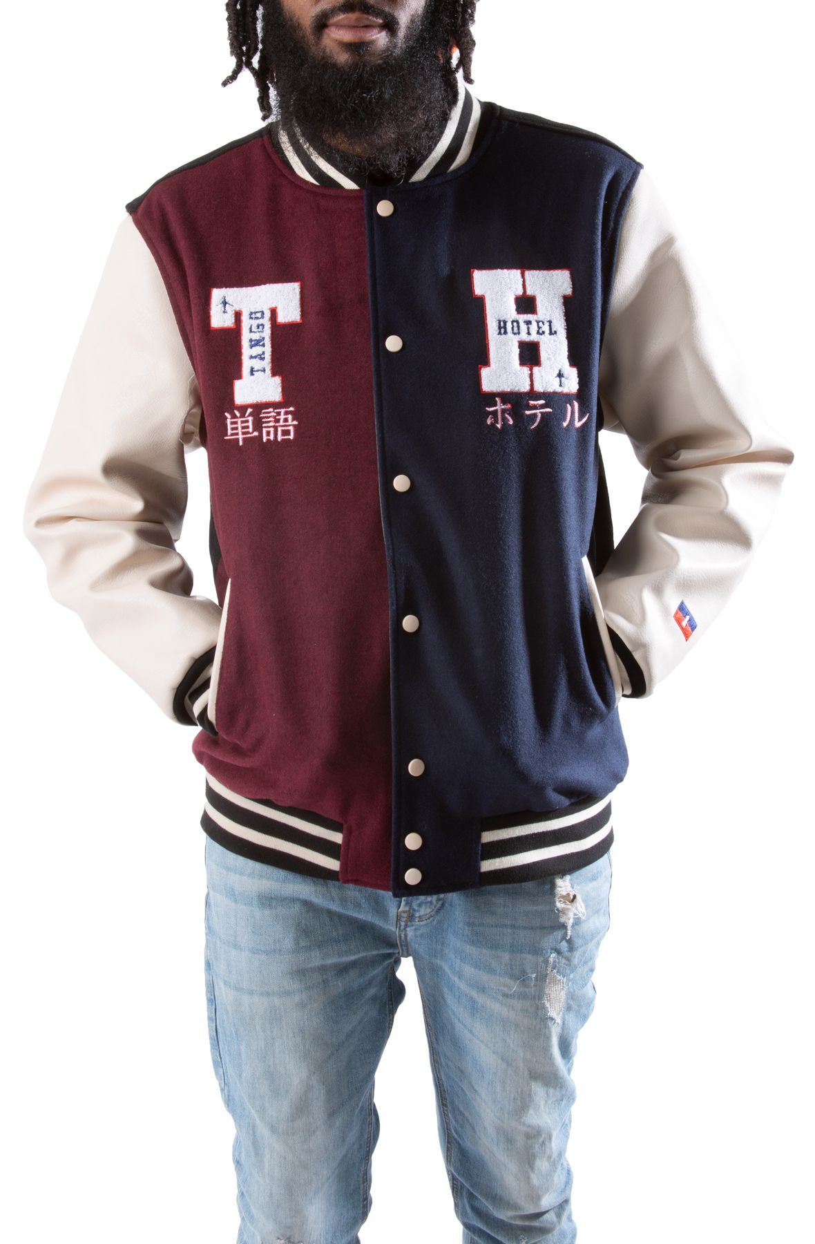 TANGO HOTEL Tokyo Vacation Varsity Jacket THB1630JK - Shiekh