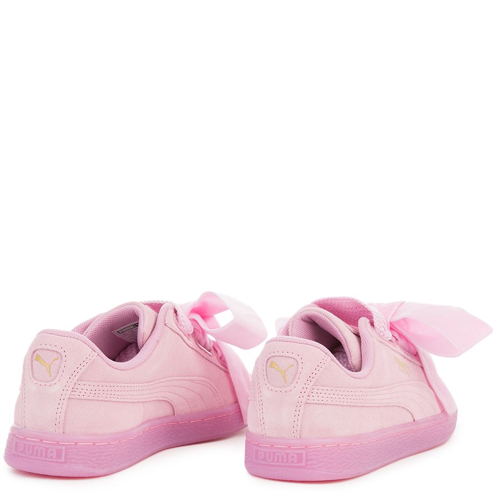 国内発送・関送込★ PUMA プーマ SUEDE HEART スニーカー PUMA☆SUEDE MAYU HEART PATENT☆厚底☆PUMA WHITE (PUMA