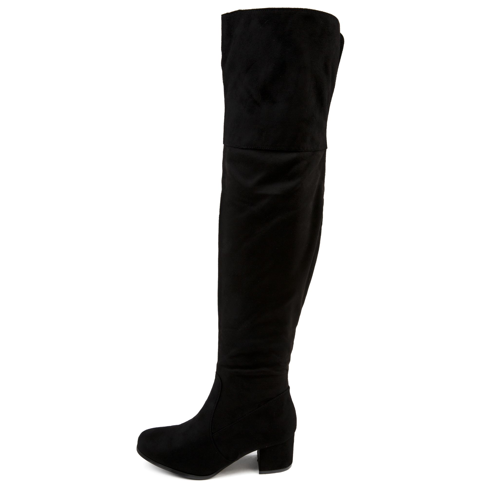 TWIN TIGER FOOTWEAR Linden-01 Over The Knee Boots LINDEN-01OK-BLK - Shiekh
