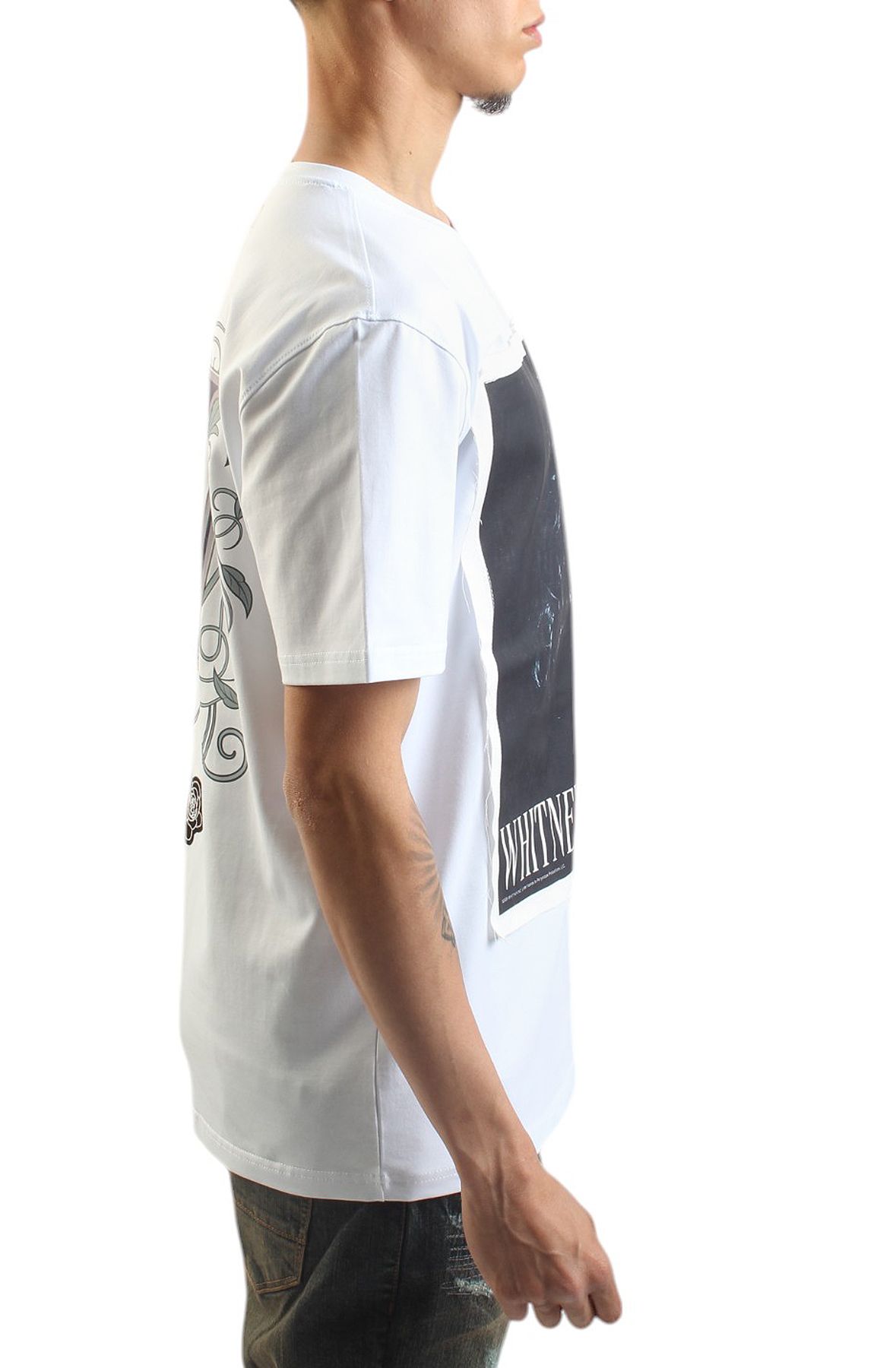 MAXIMA Whitney Houston Garden T-Shirt 7C10001-WHT - Shiekh